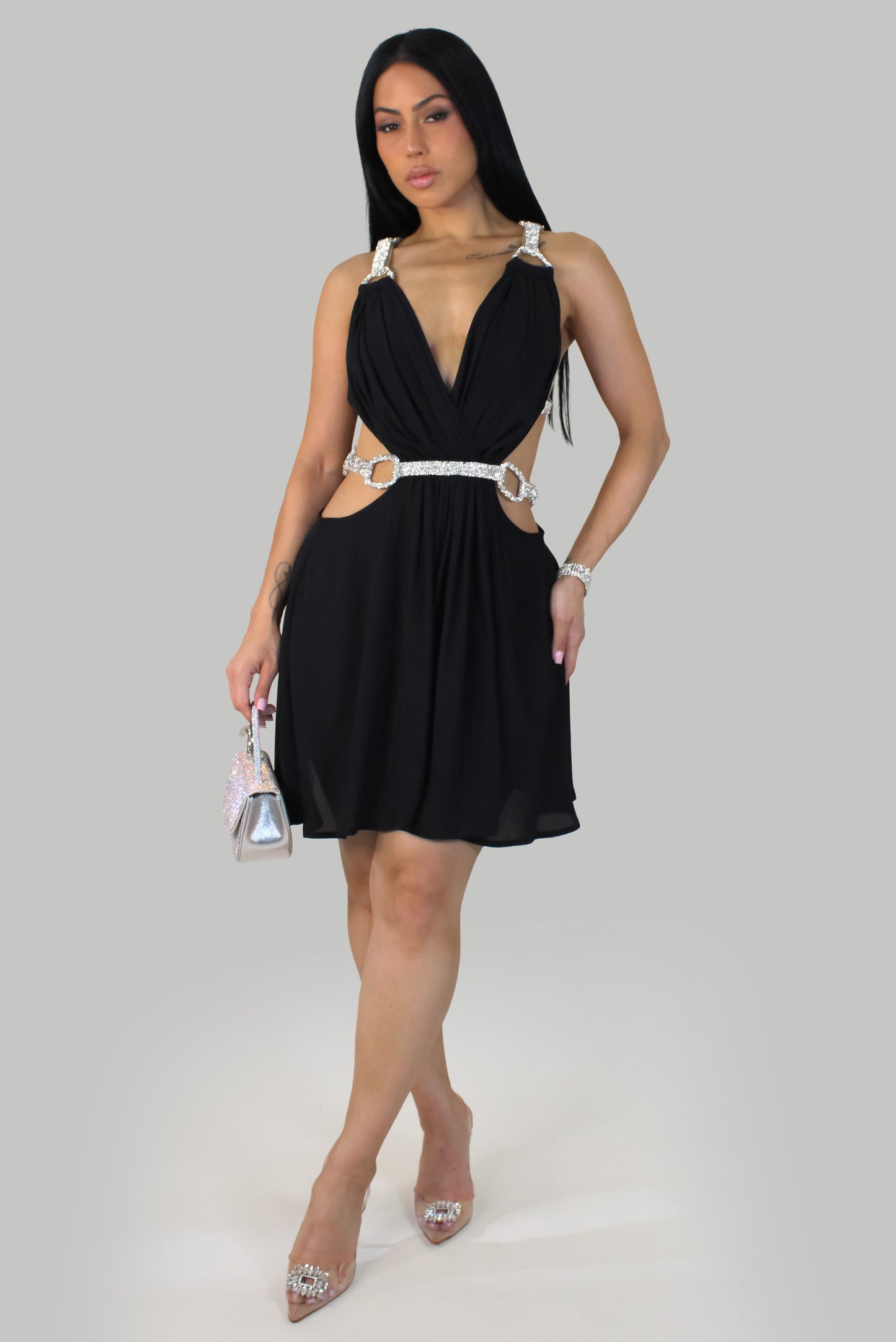Lunéa Mini Dress- Black