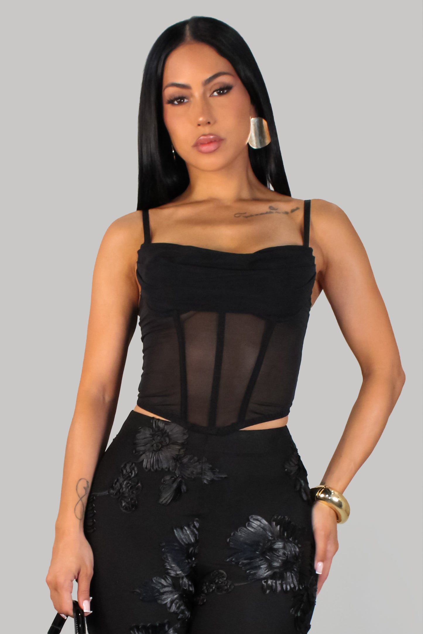 Look Out Top - Black