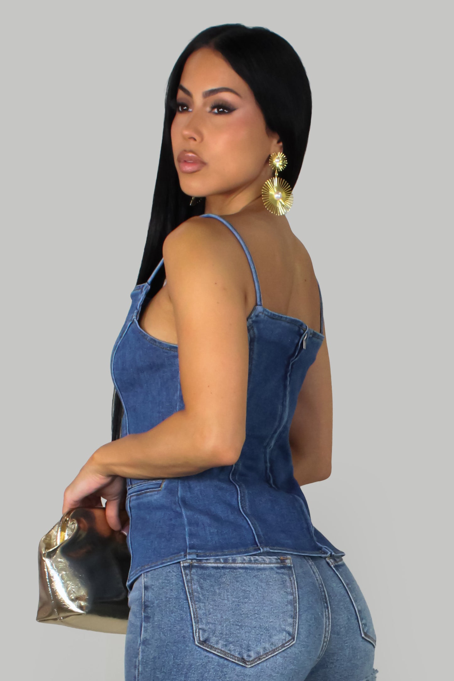 Marina Dreams Top - Denim
