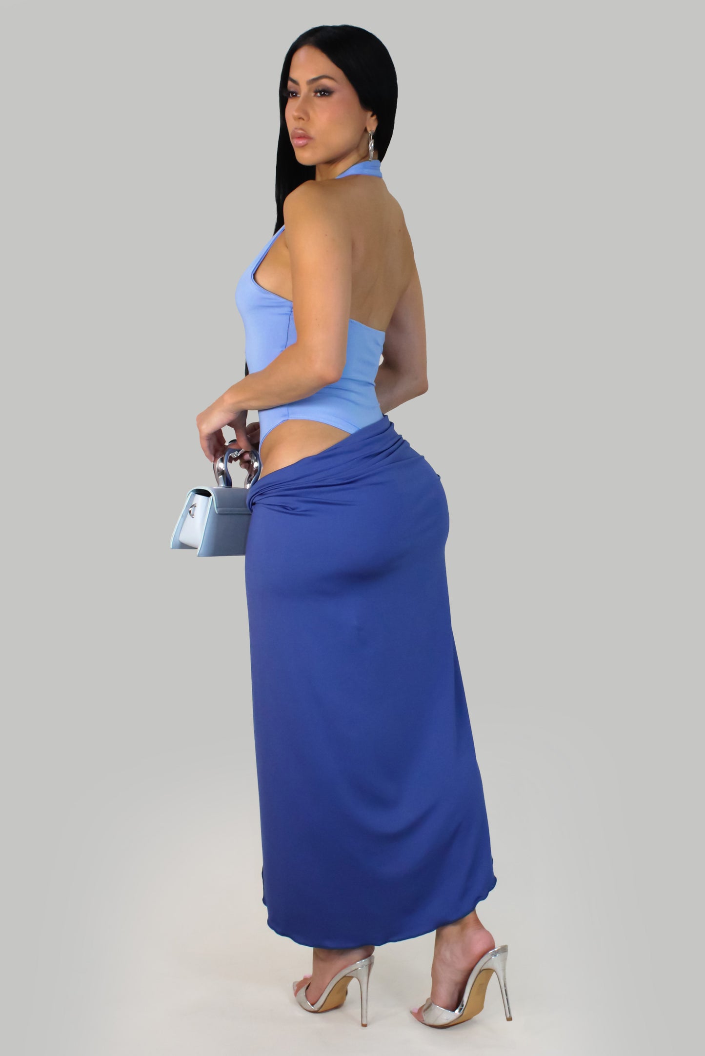 Moonset Dress- Blue
