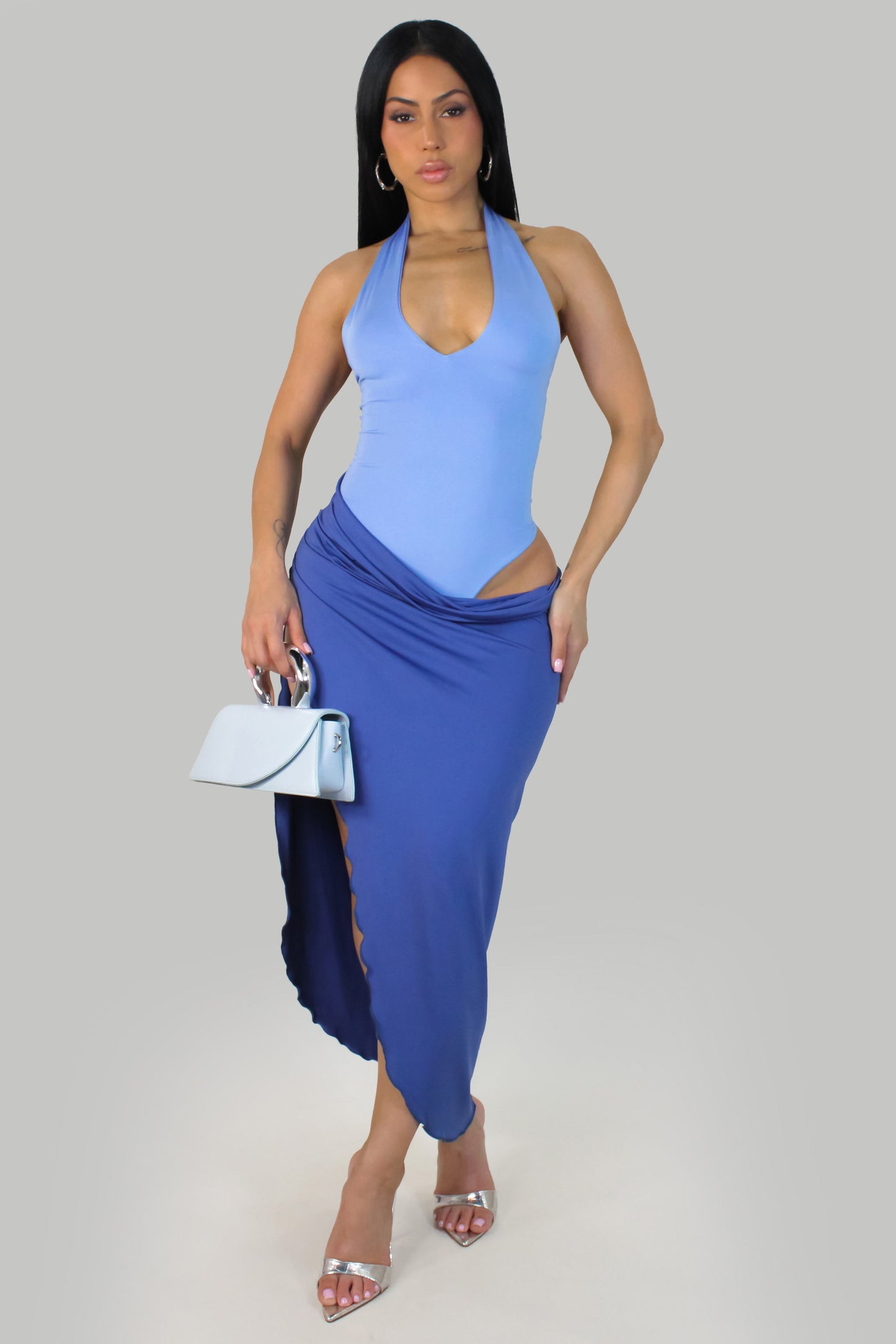 Moonset Dress- Blue