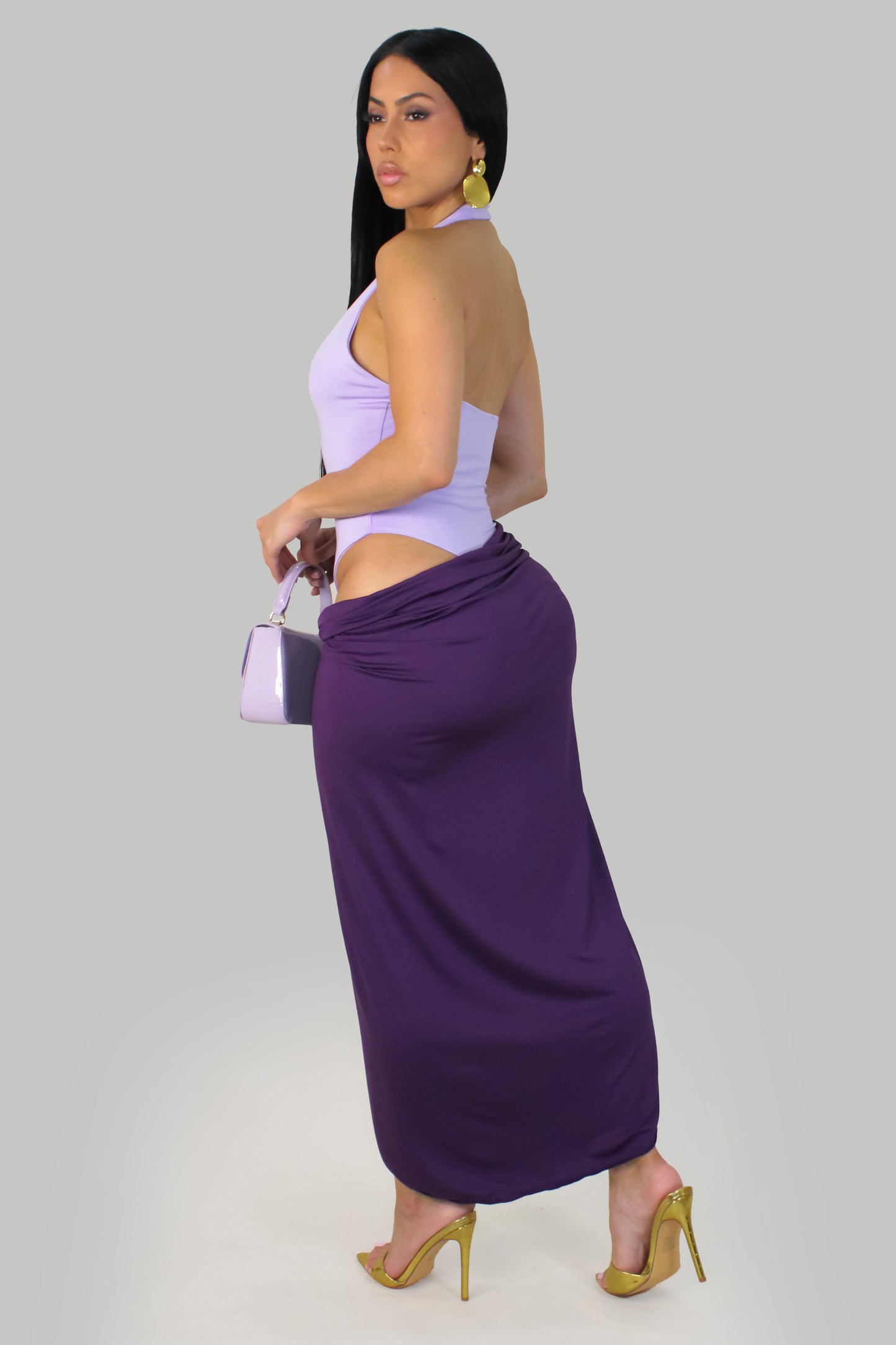 Moonset Dress- Purple