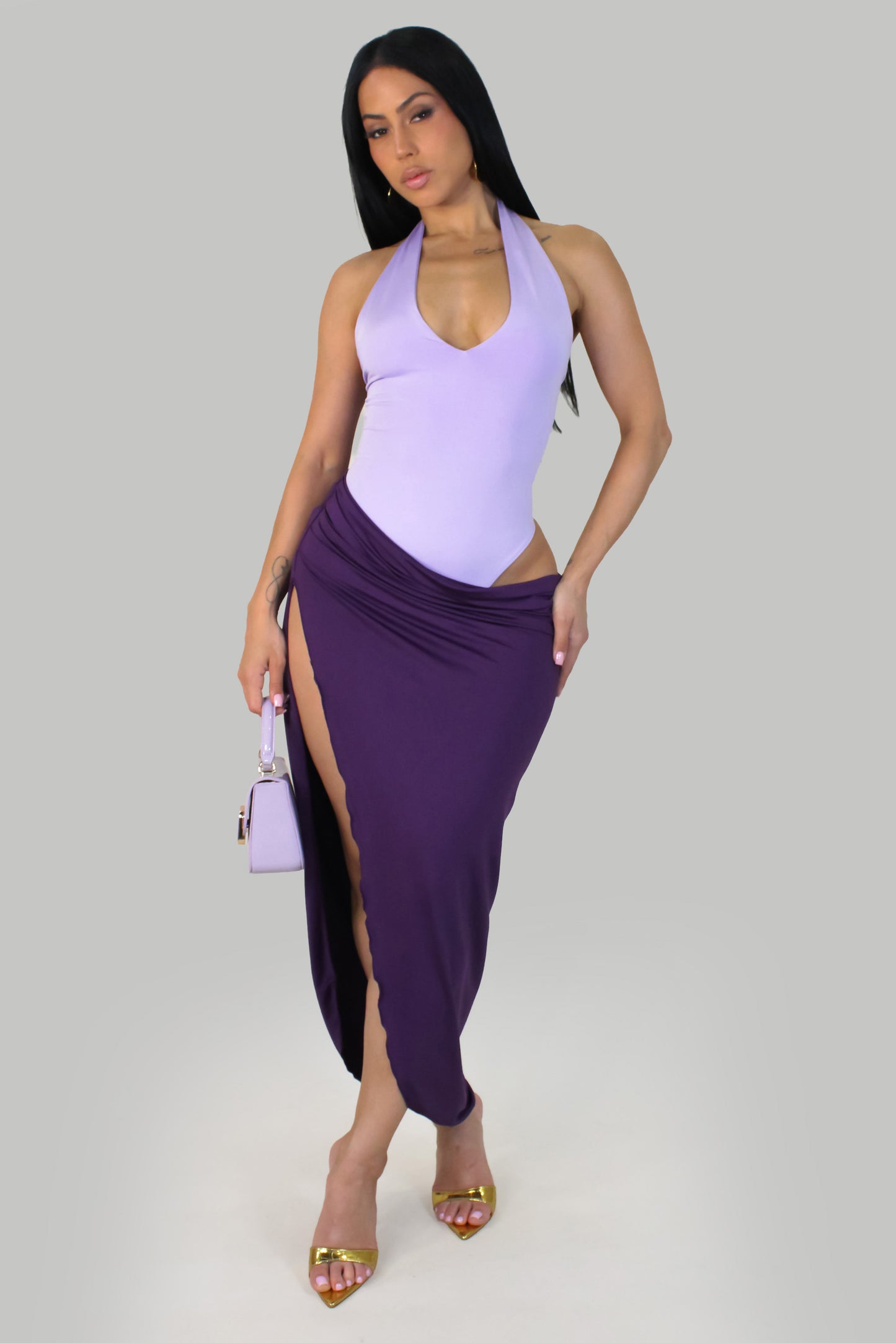 Moonset Dress- Purple