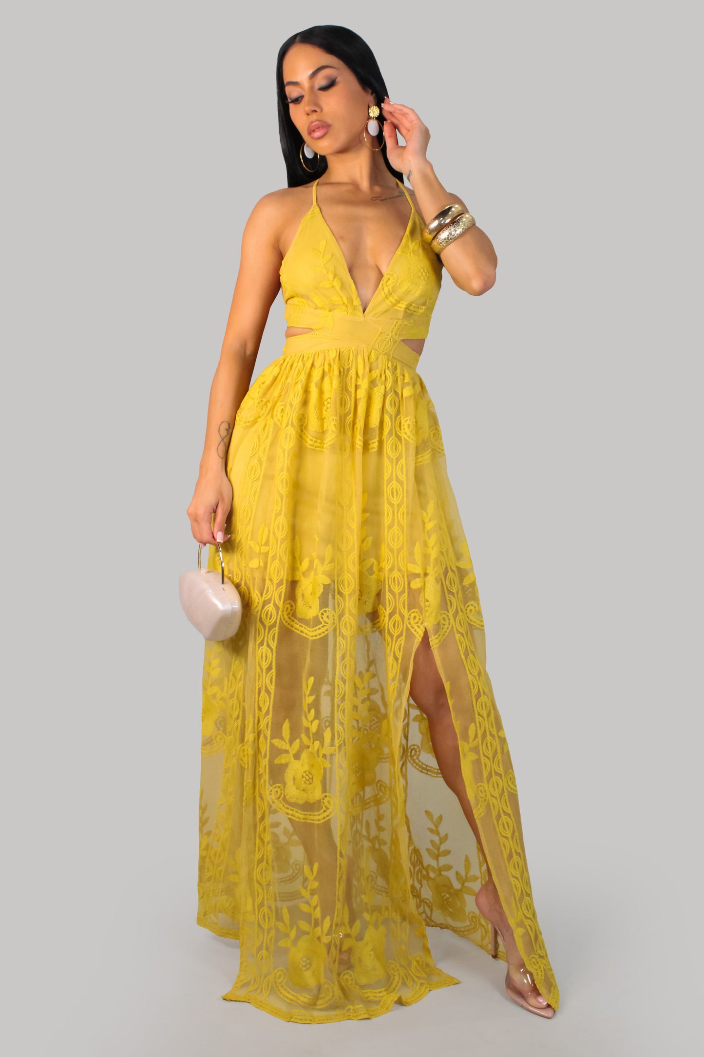 Garden Afternoon Dress - Yellow