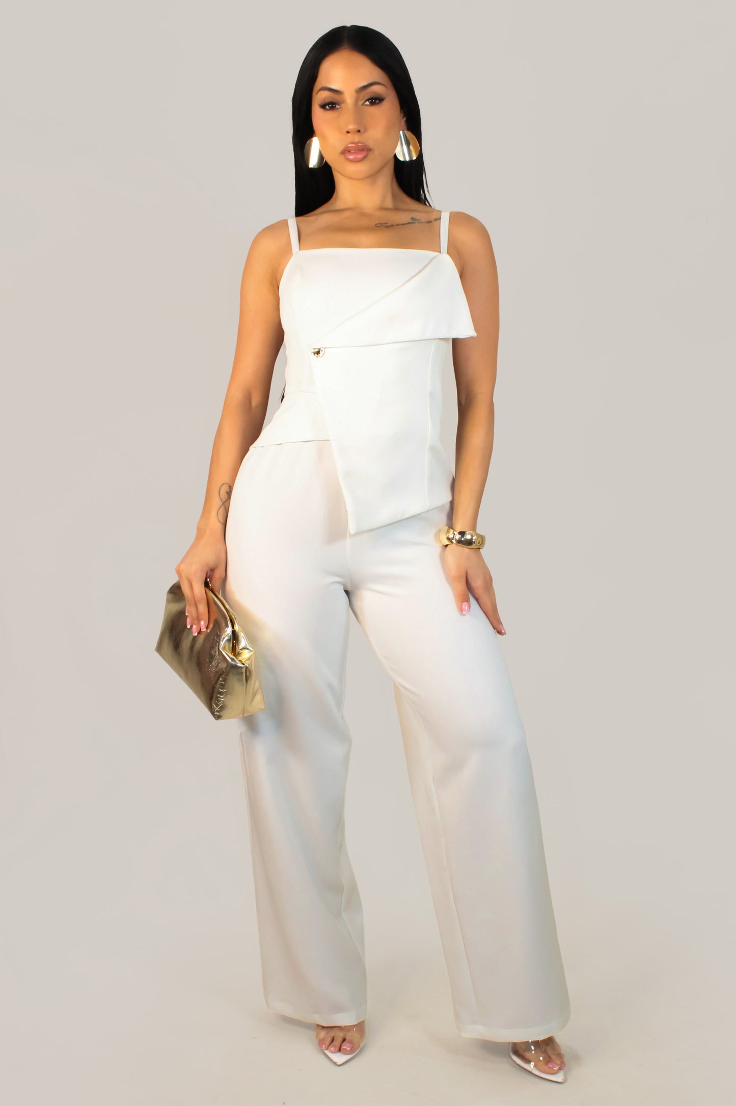Delicate Grace Jumpsuit - White
