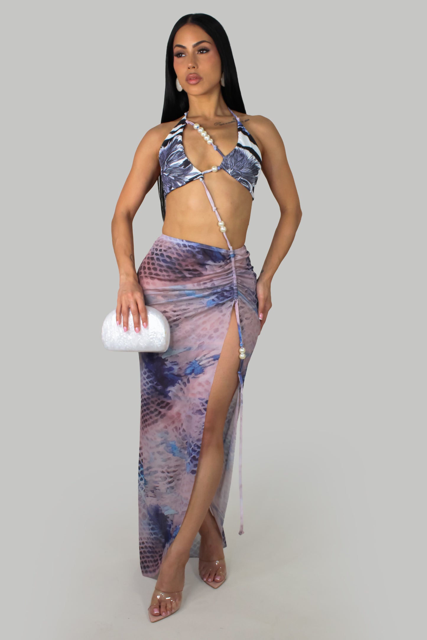 Exotic Pearl Dress - Lavander