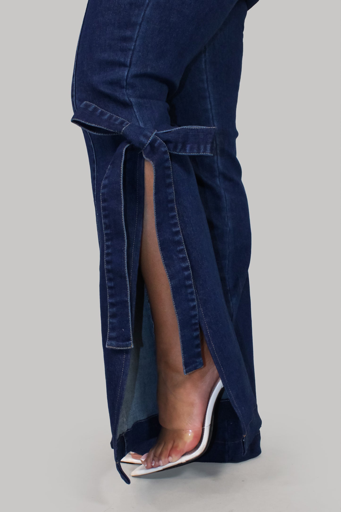 Lacely Denim Pant - Denim