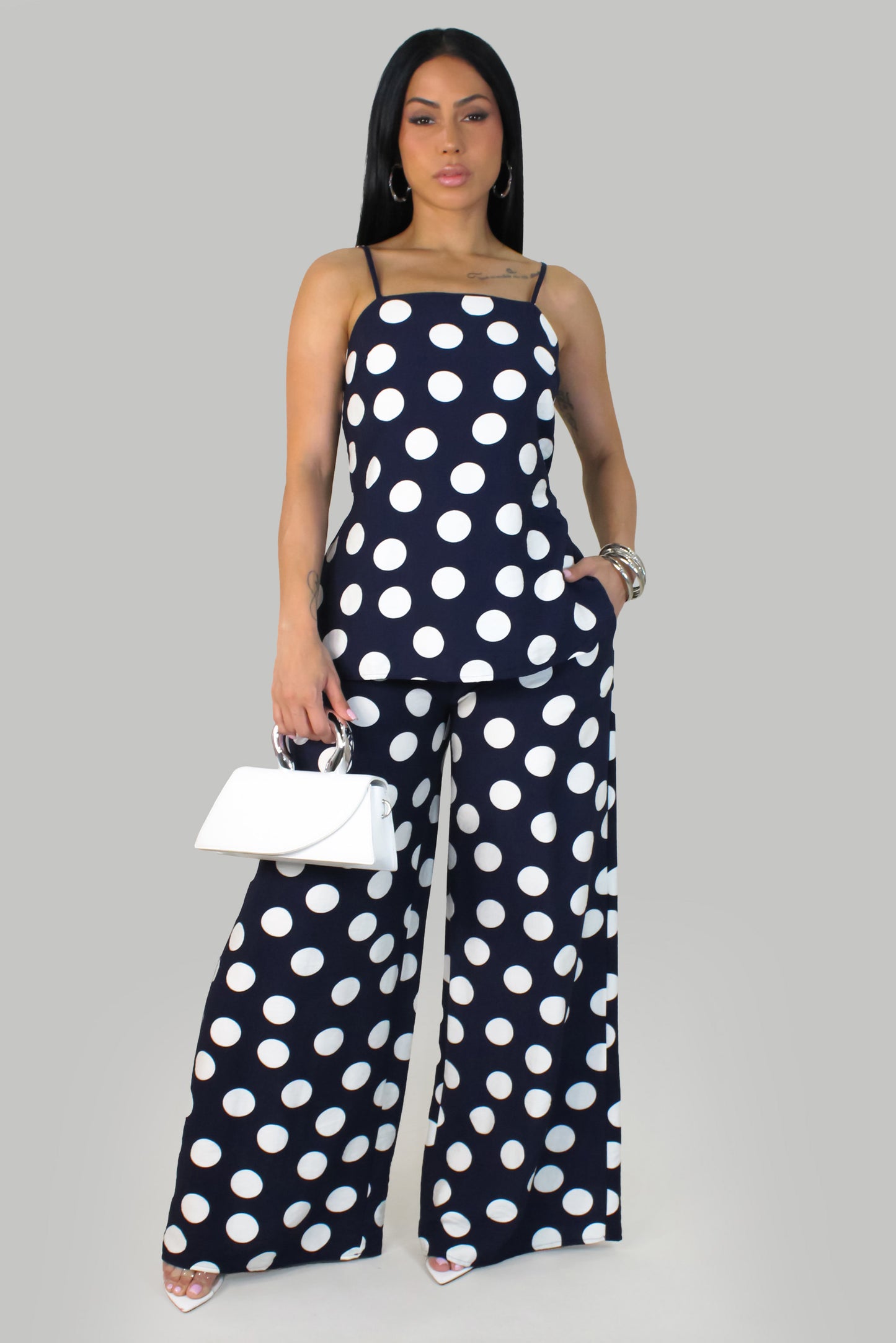 Sneak Peak Pant Set - Navy