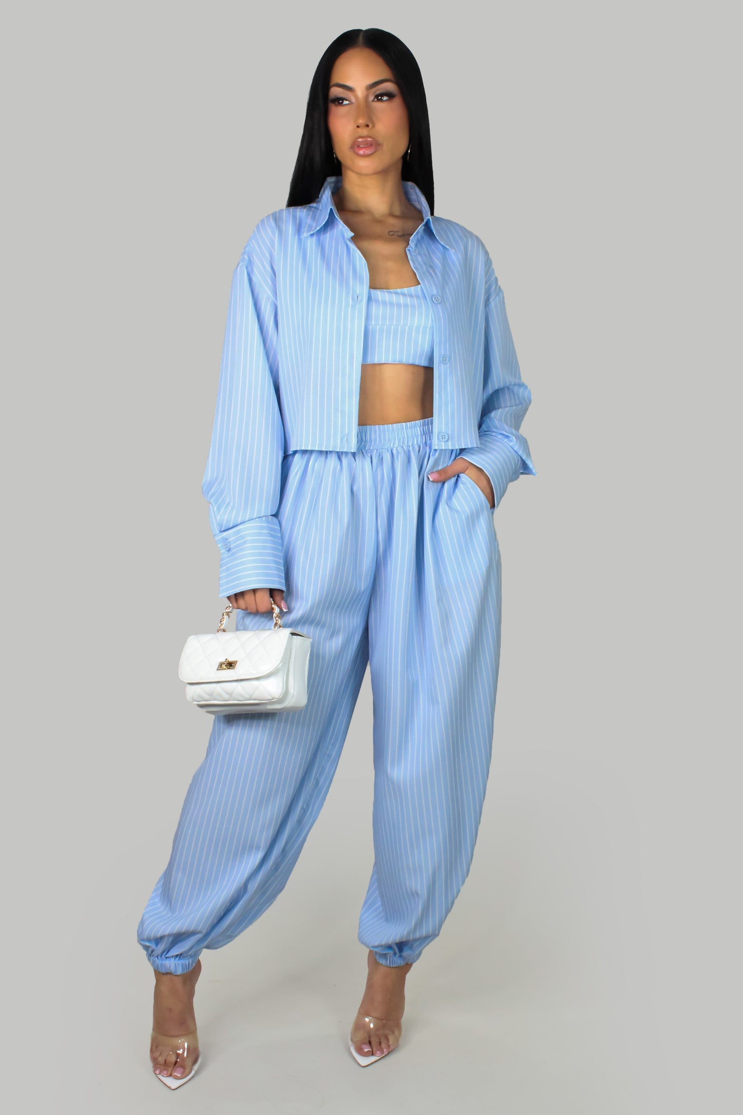 Valeri's Pant Set - Blue