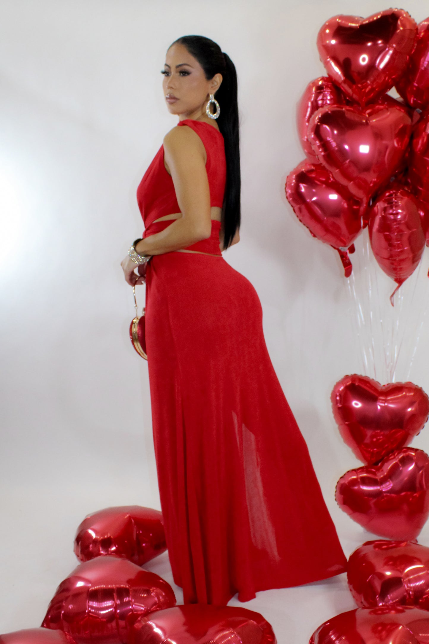For The Gram Maxi Dress - Red