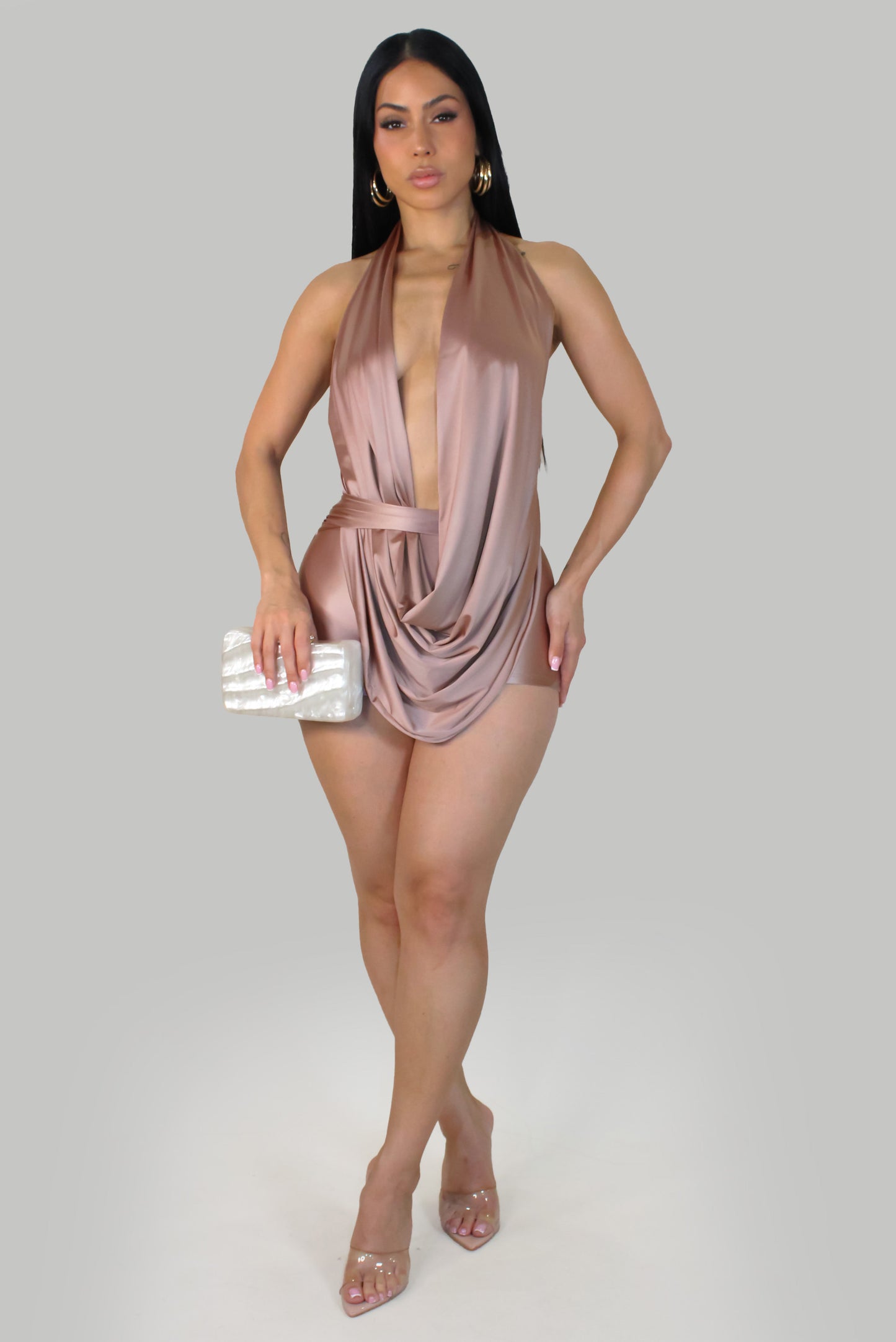 After Hours Romper -Cream