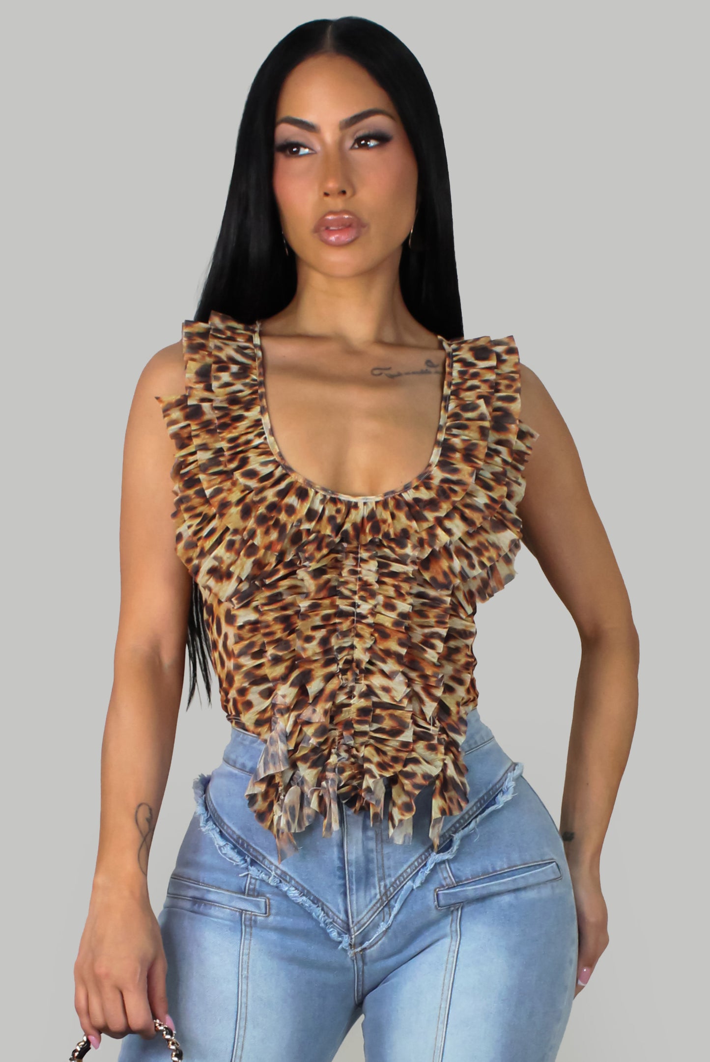 Leopard Luxe Top - Print