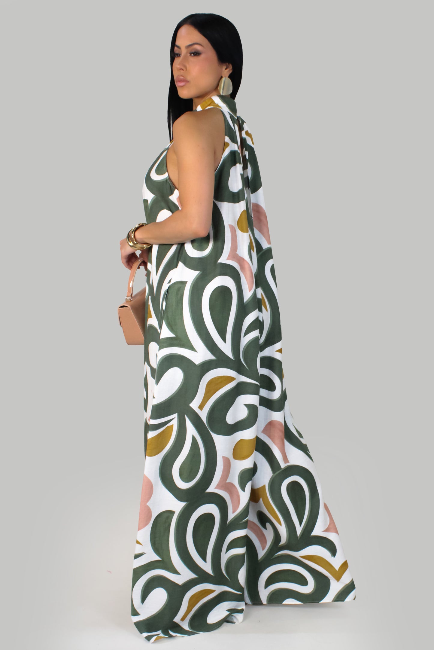 Earth Symphony Jumpsuit - Olive