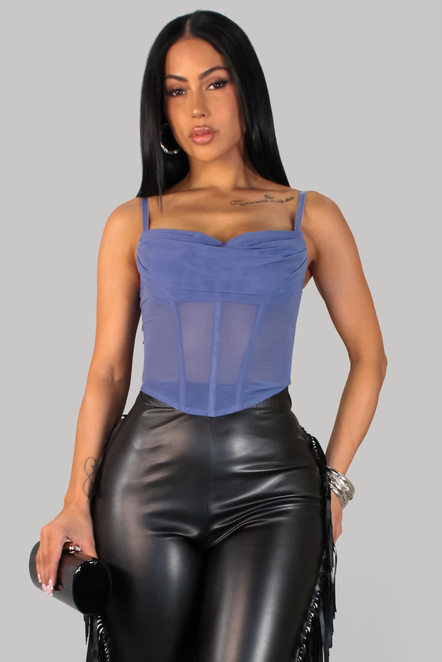 Most Irresistible Corset Top - Blue
