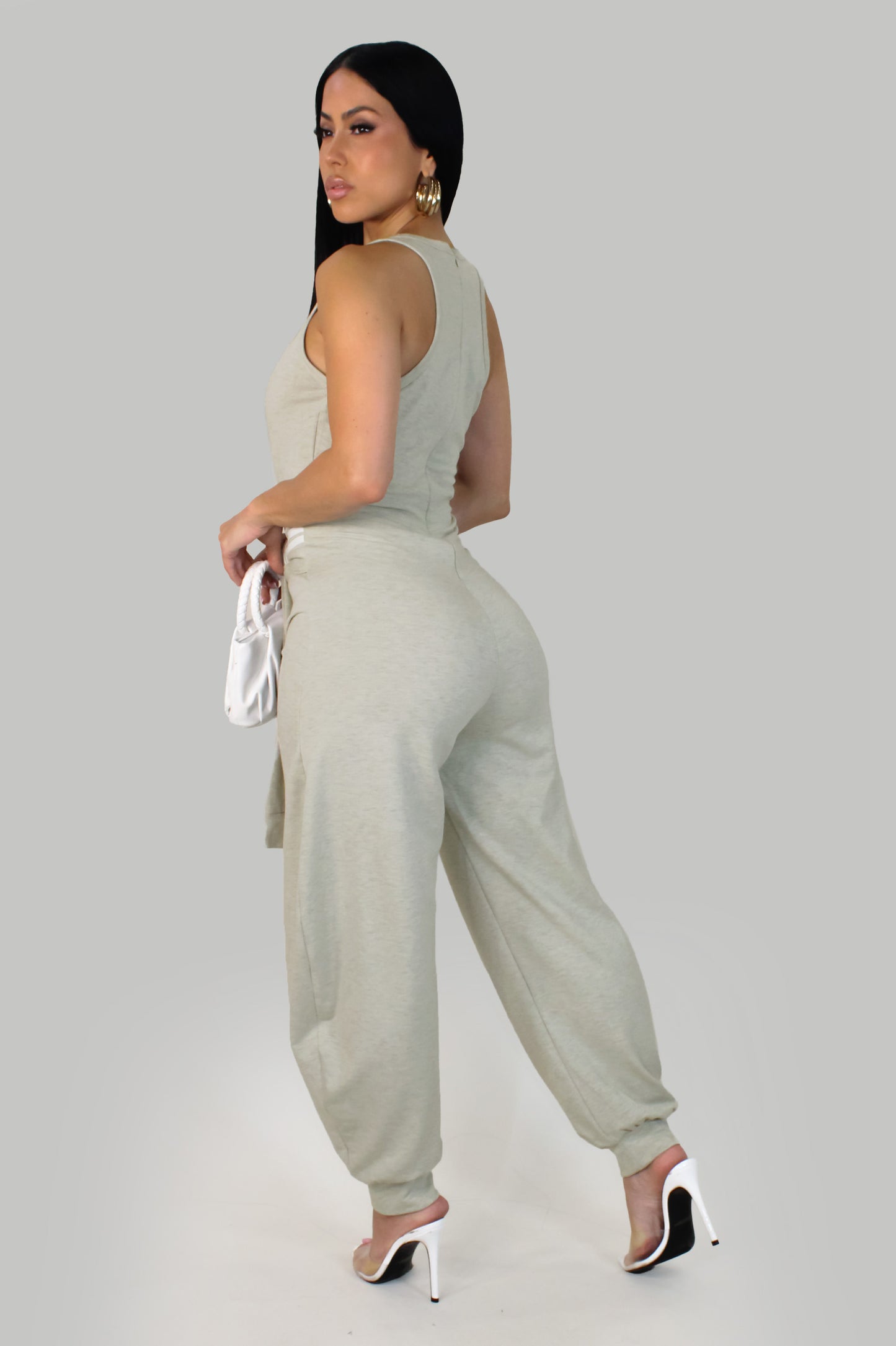 Cherry Ember Jumpsuit - Cream
