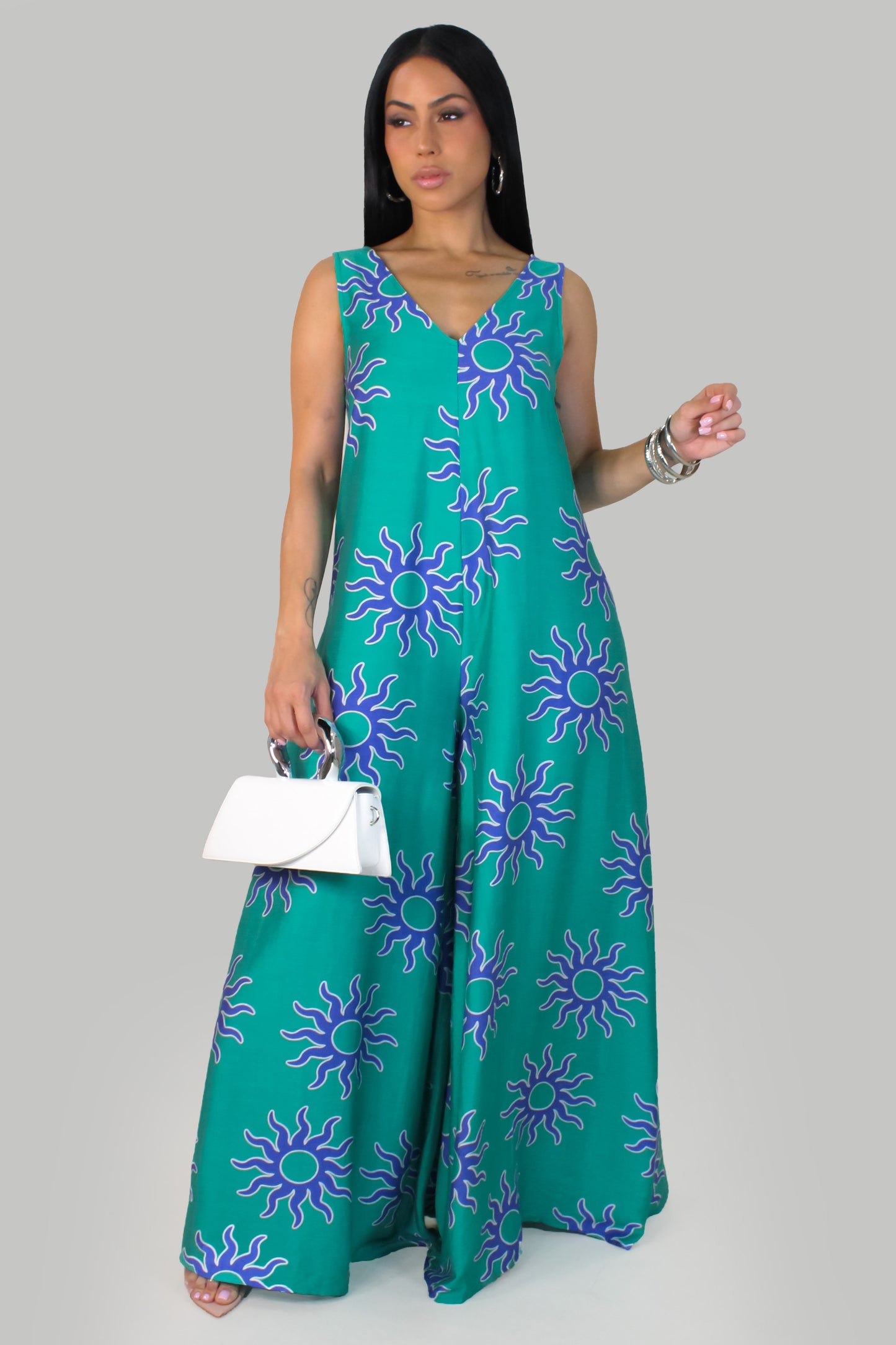 Summer Drift Jumpsuit - Green