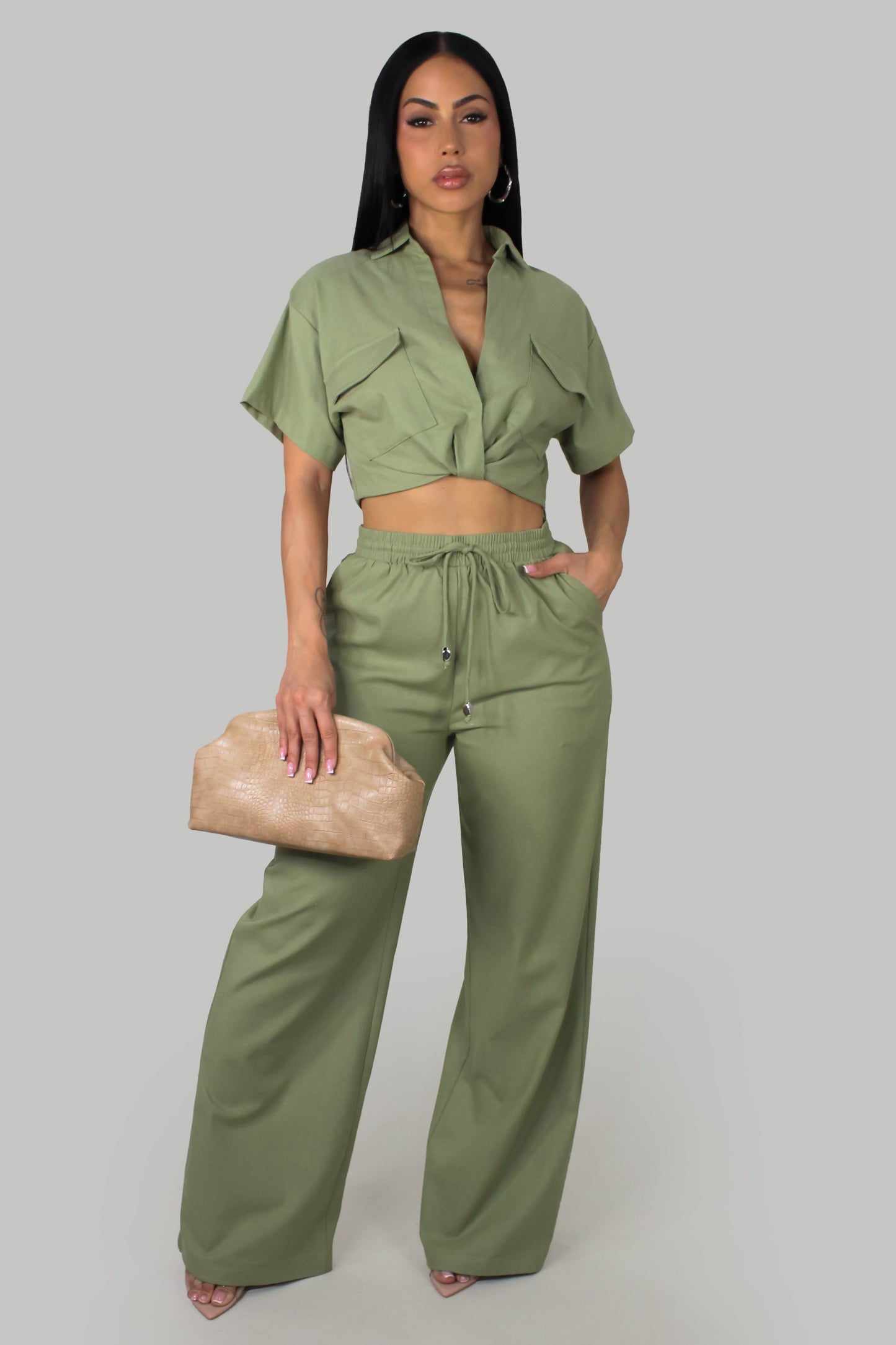 Regal Command Pant Set - Sage
