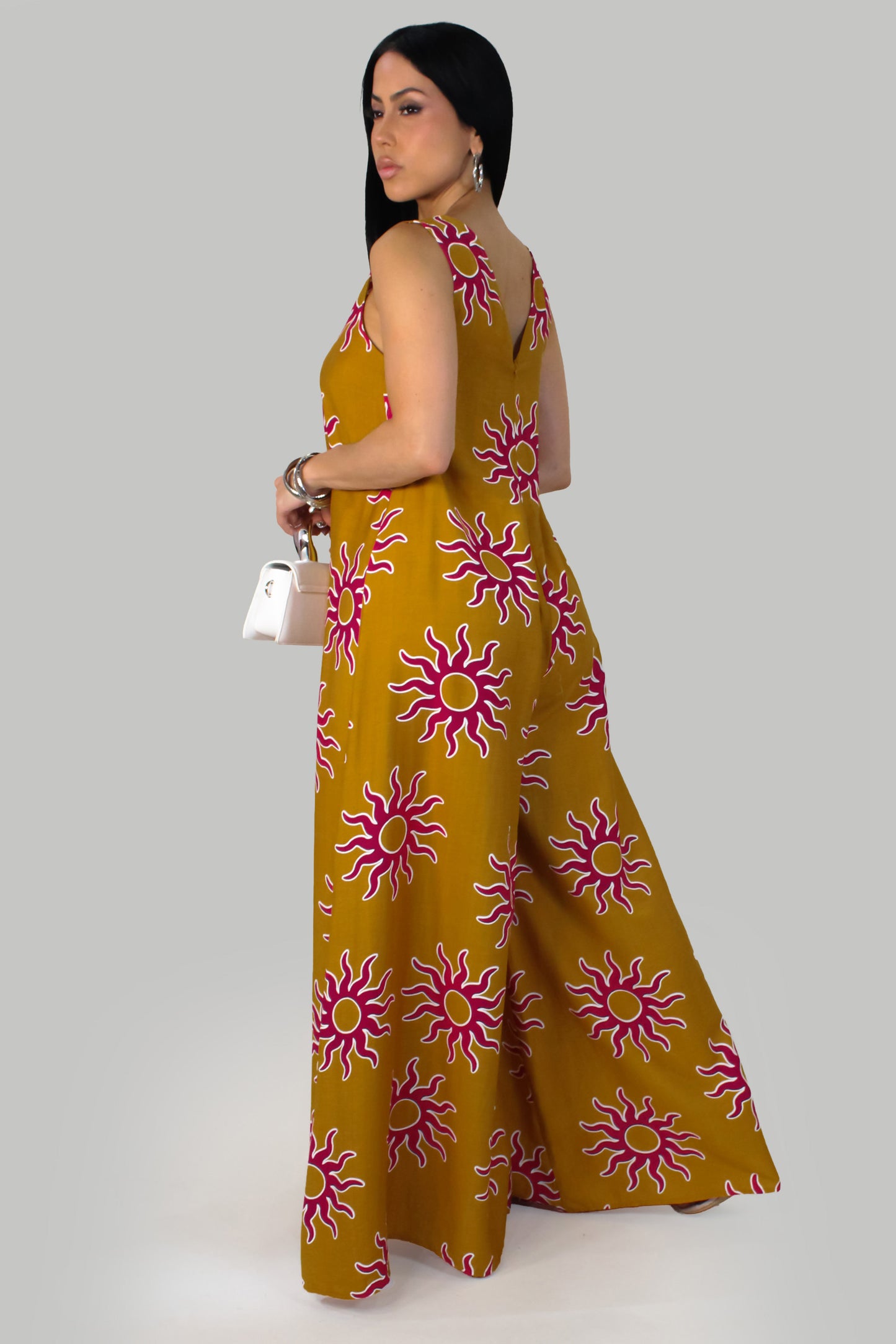 Summer Drift Jumpsuit - Mustard