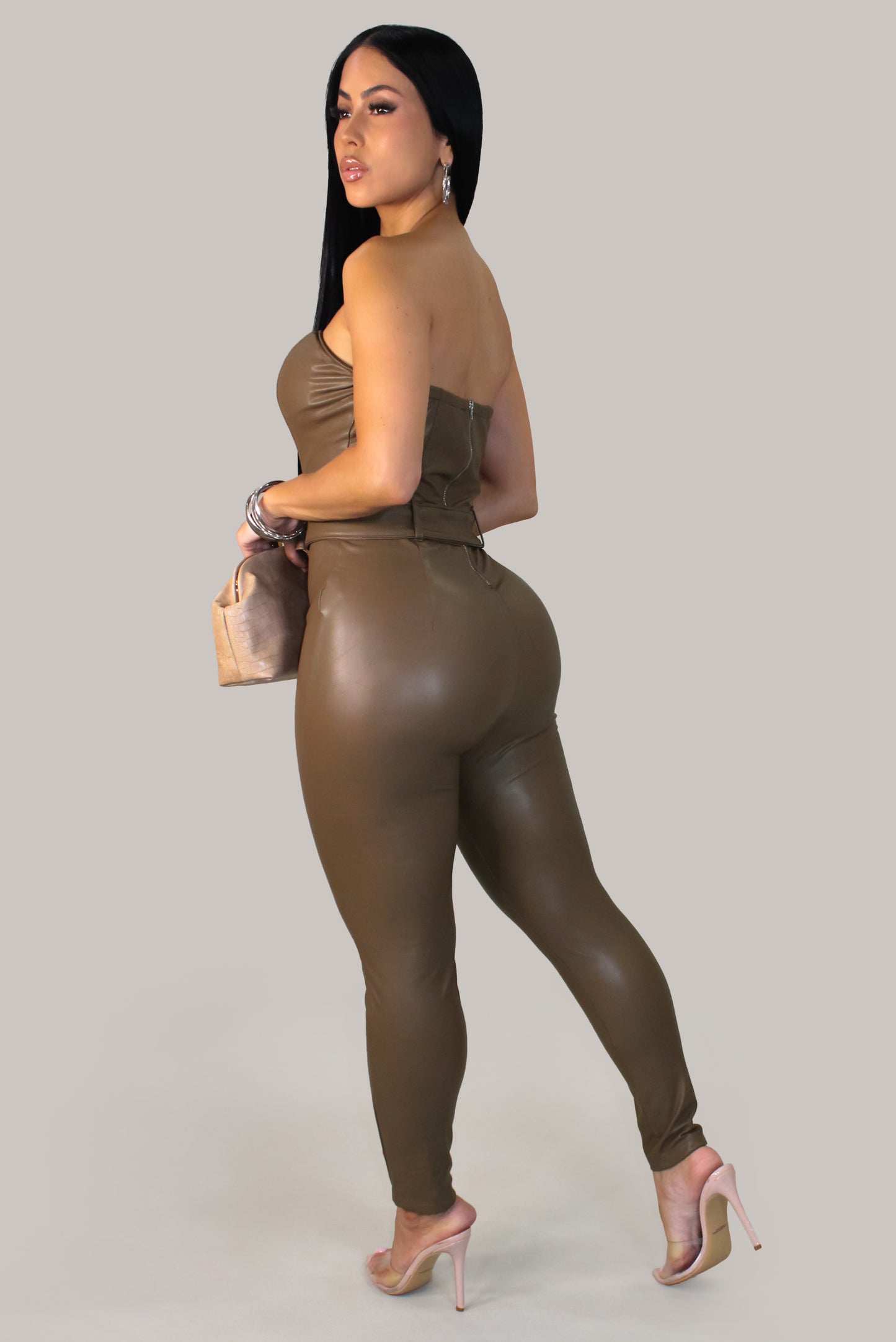 Best Of Me Jumpsuit - Mocha