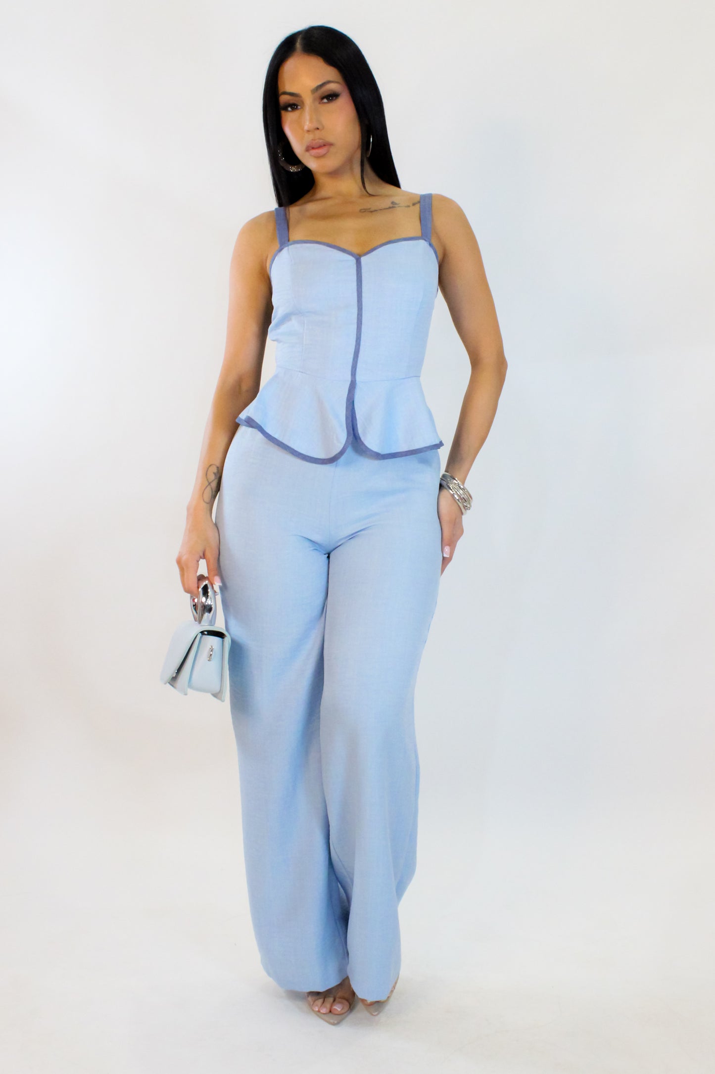 Your Muse Jumpsuit - Blue