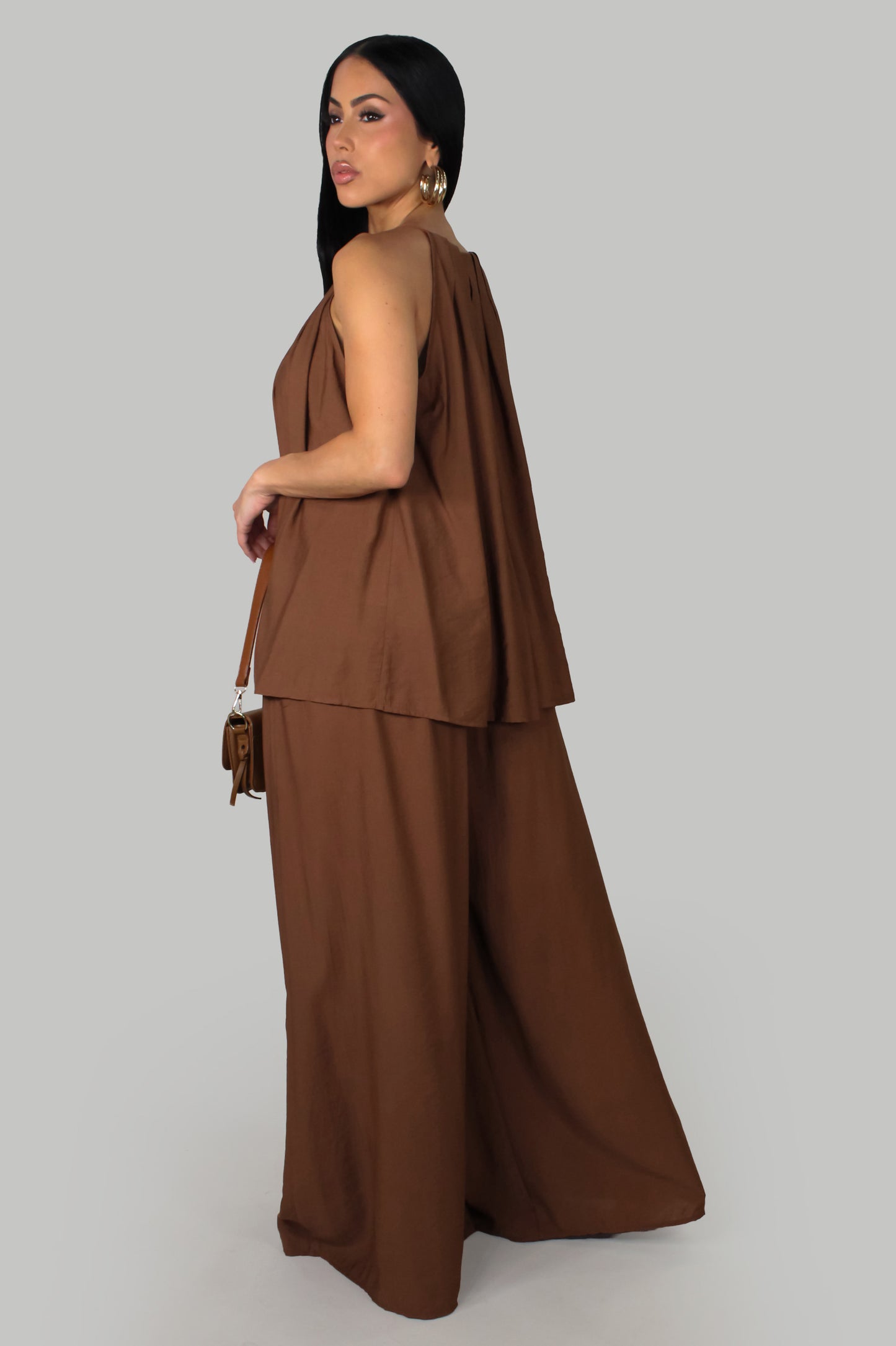 Aurora's Pant Set - Brown
