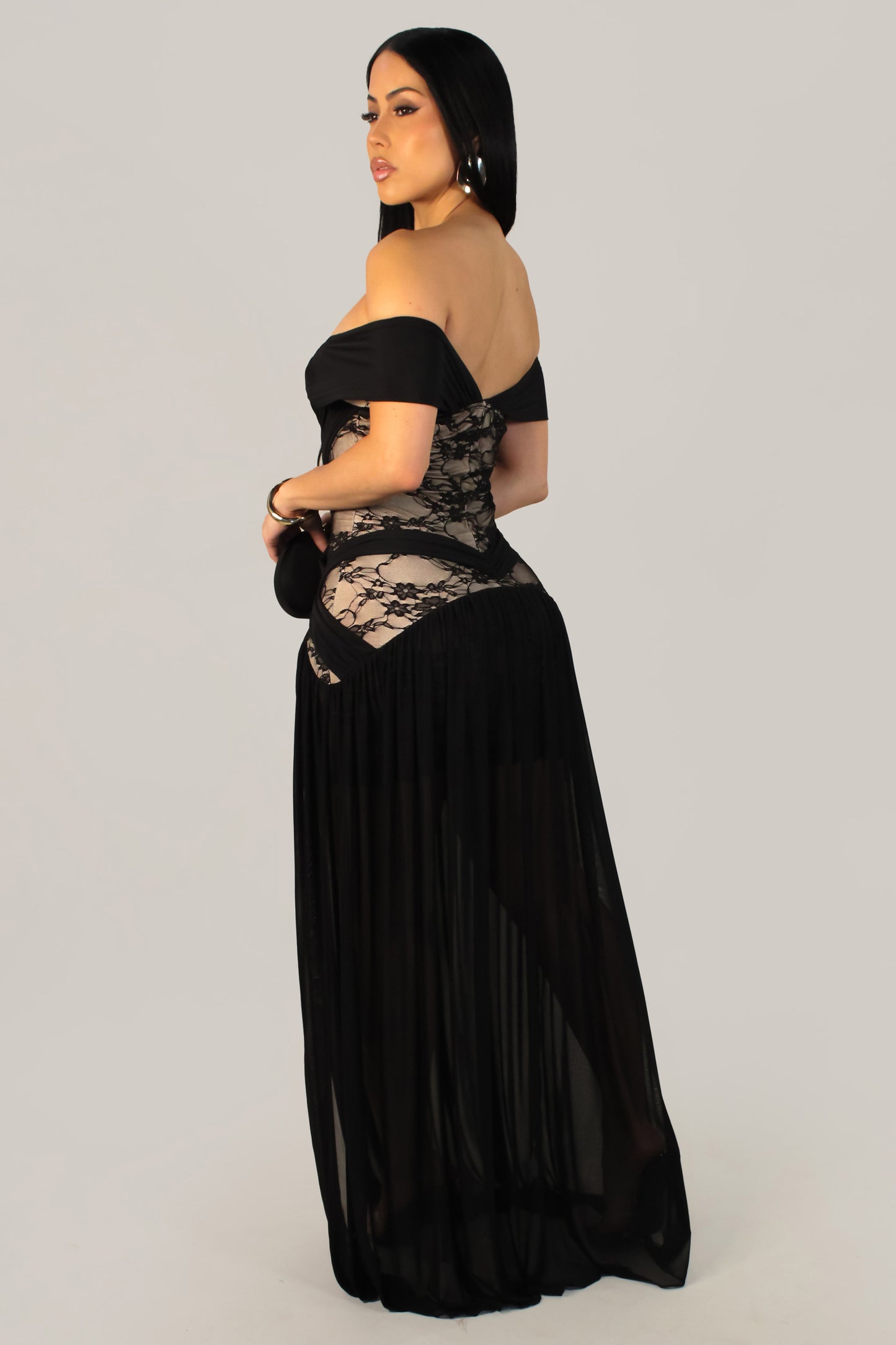 Charming Dance Dress - Black