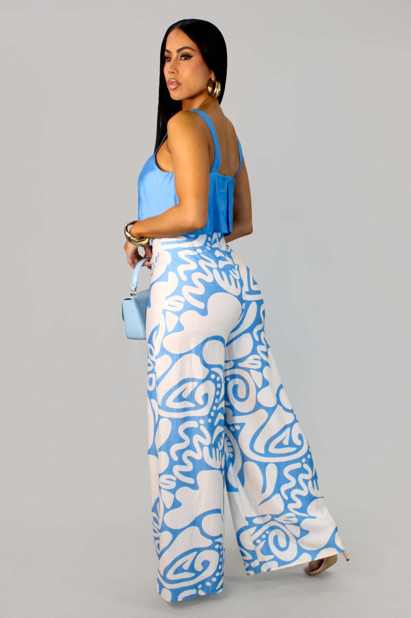 Found You Here Jumpsuit - Blue