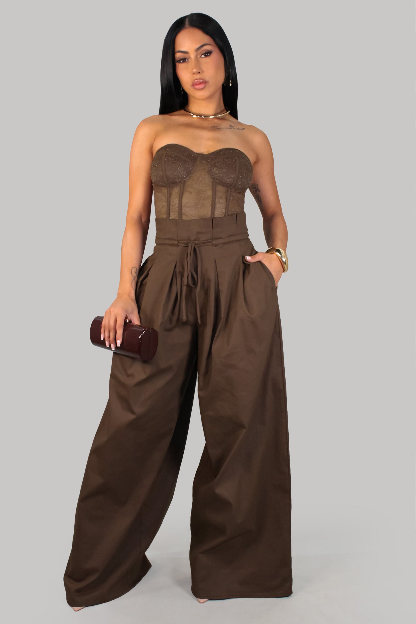 Marva Jumpsuit - Brown