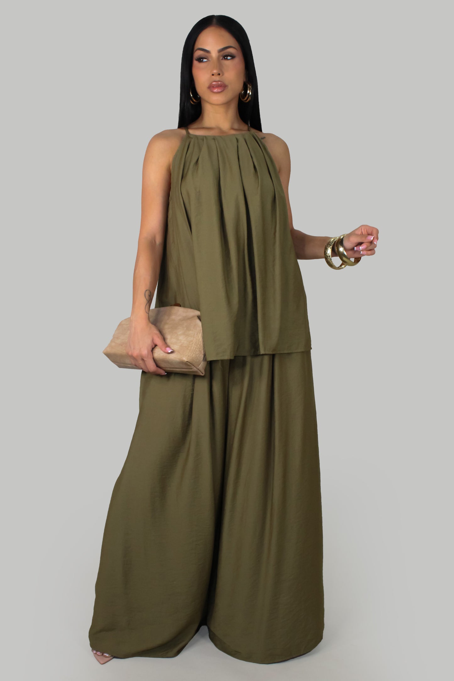 Aurora's Pant Set - Olive