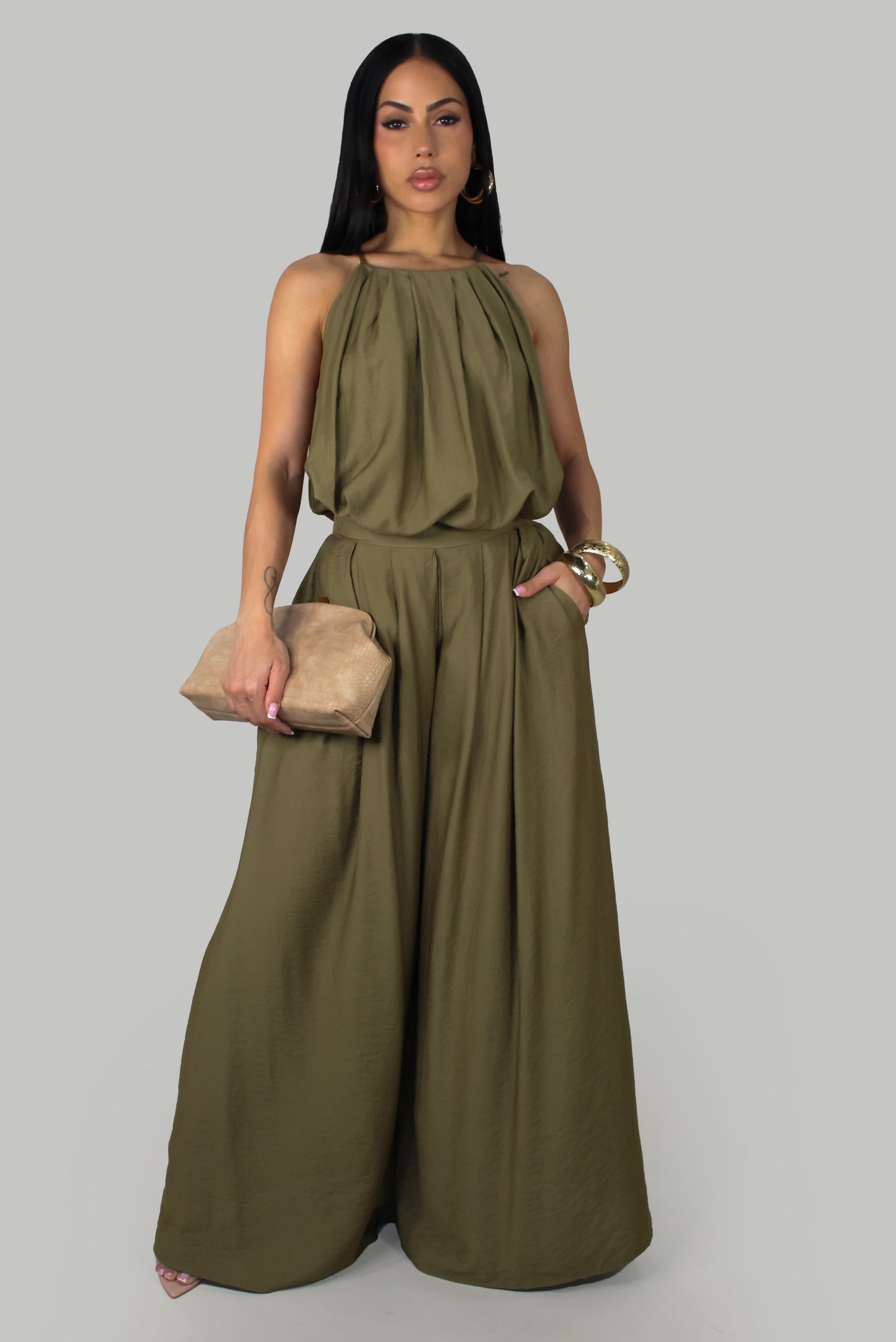 Aurora's Pant Set - Olive