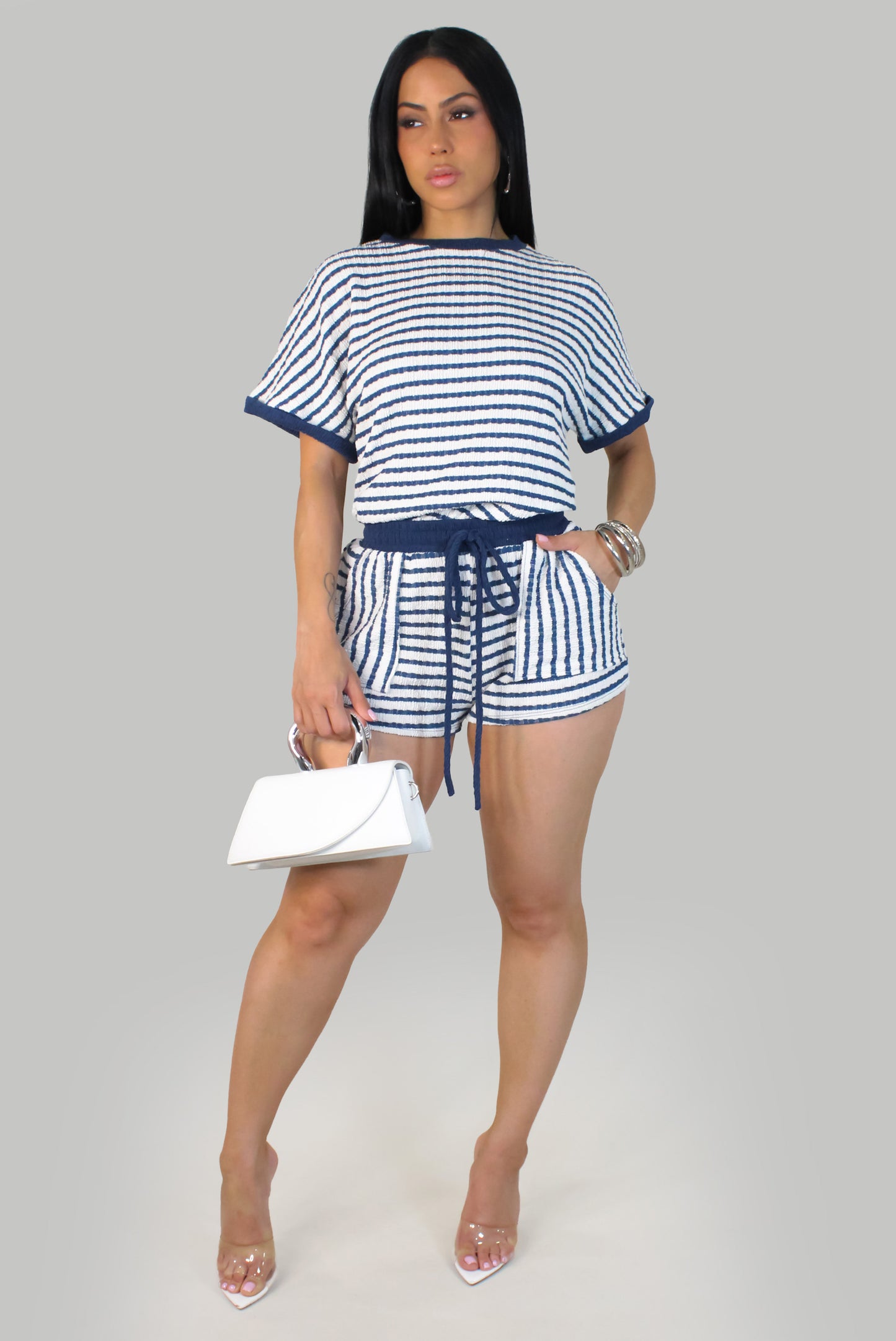 Bayside Short Set - Blue