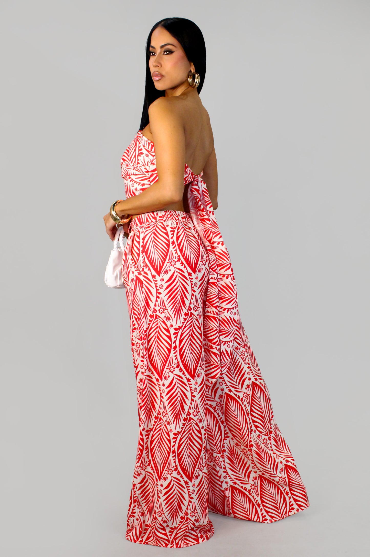 Island Reset Pant Set - Red