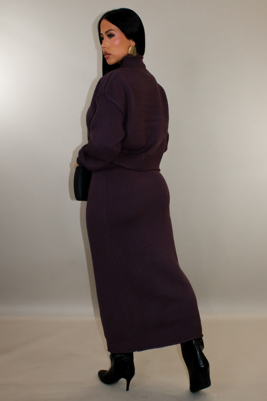 As If Skirt Set - Purple