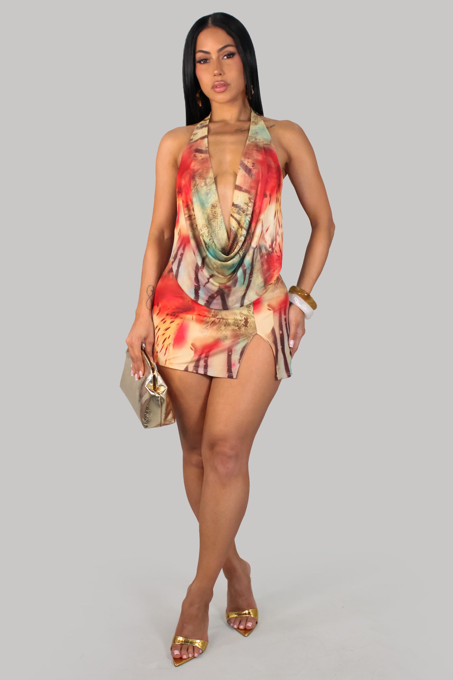 Sun Washed Skirt Set - Multi