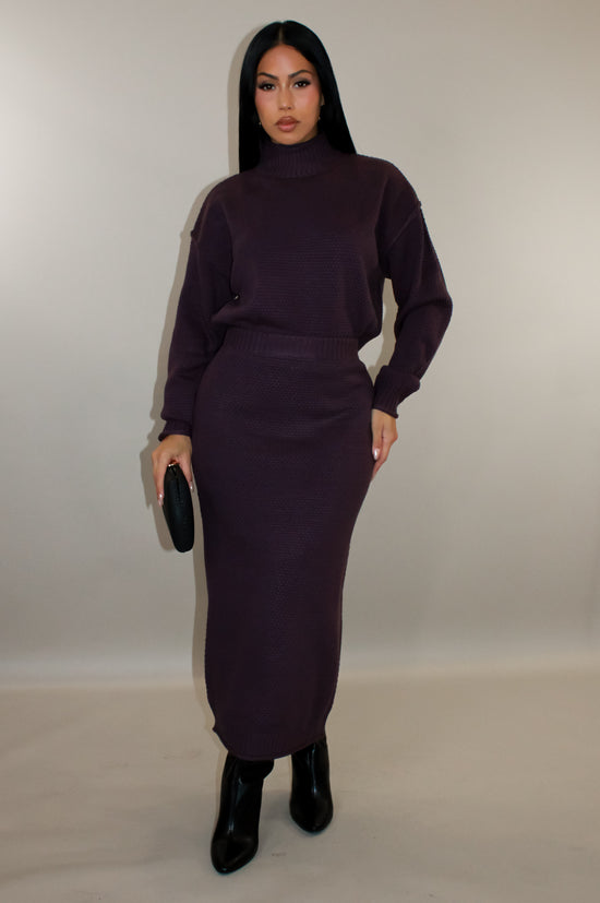 As If Skirt Set - Purple