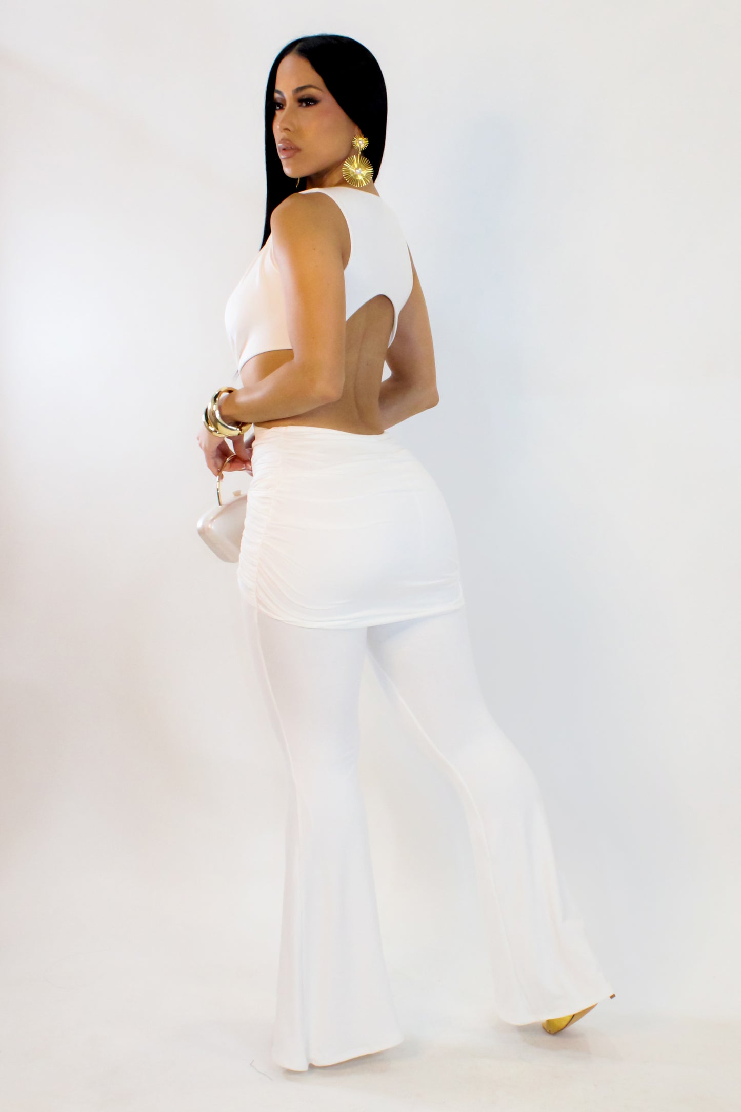 Come On Over Jumpsuit - White