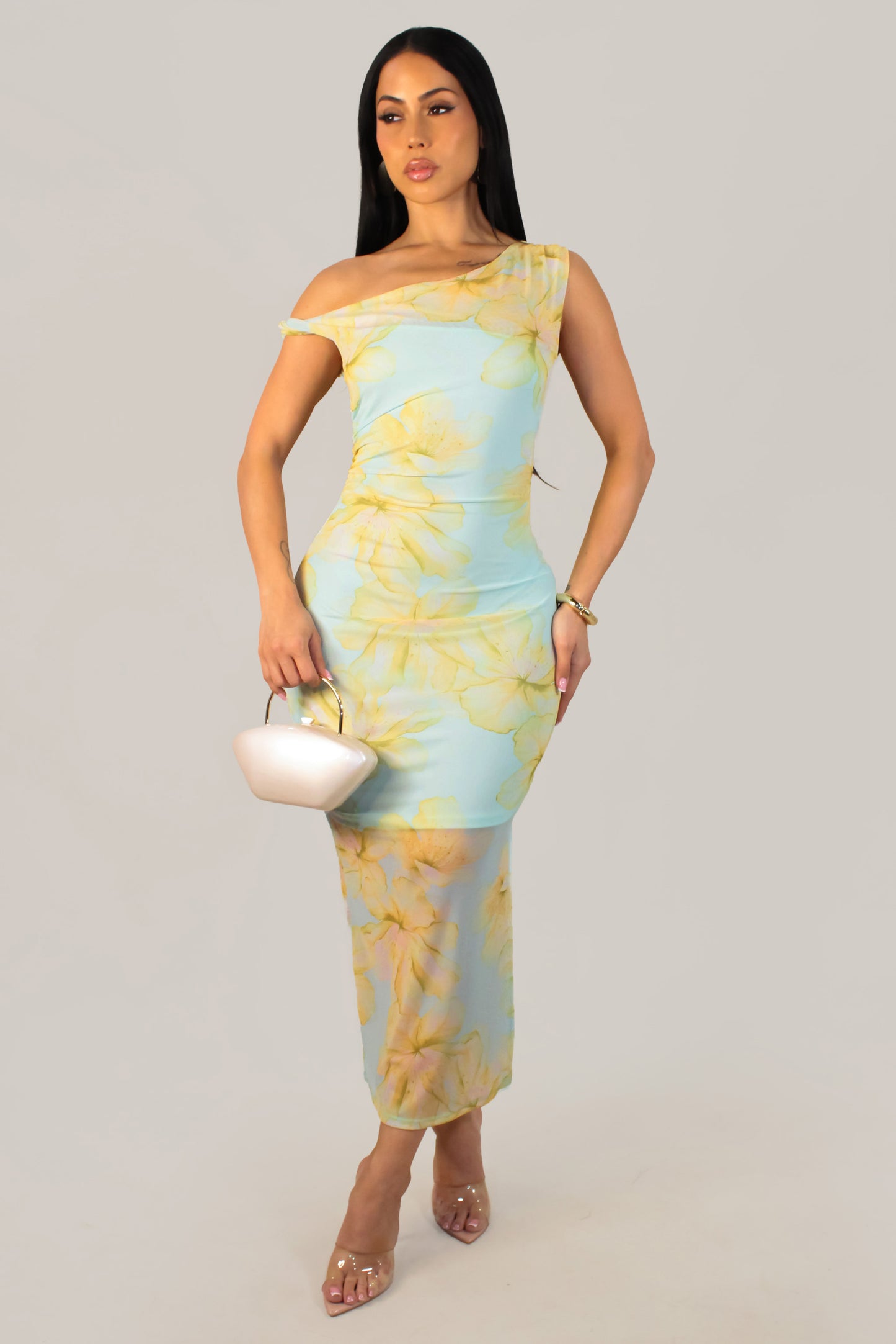 Gentle Allure Dress - Mint