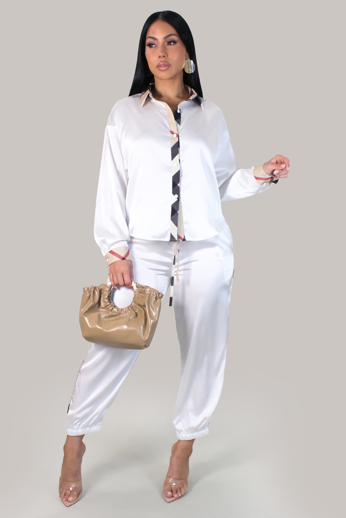 Starting Over Pant Set - Ivory