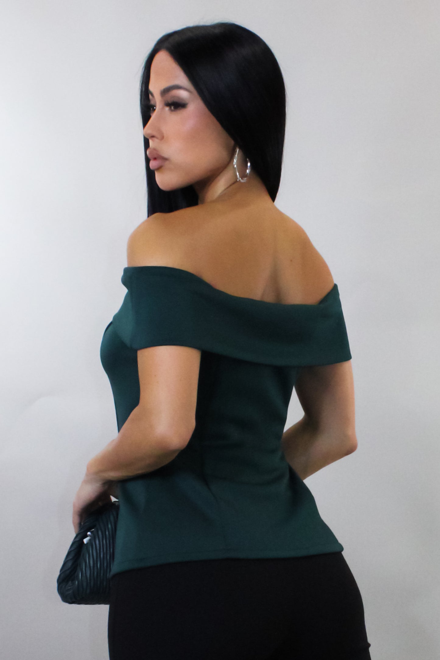 Choose Me Crop Top - Green