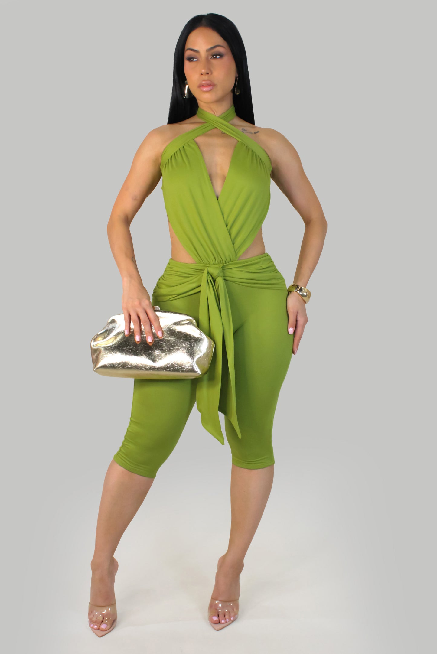 Nova Muse Jumpsuit - Green