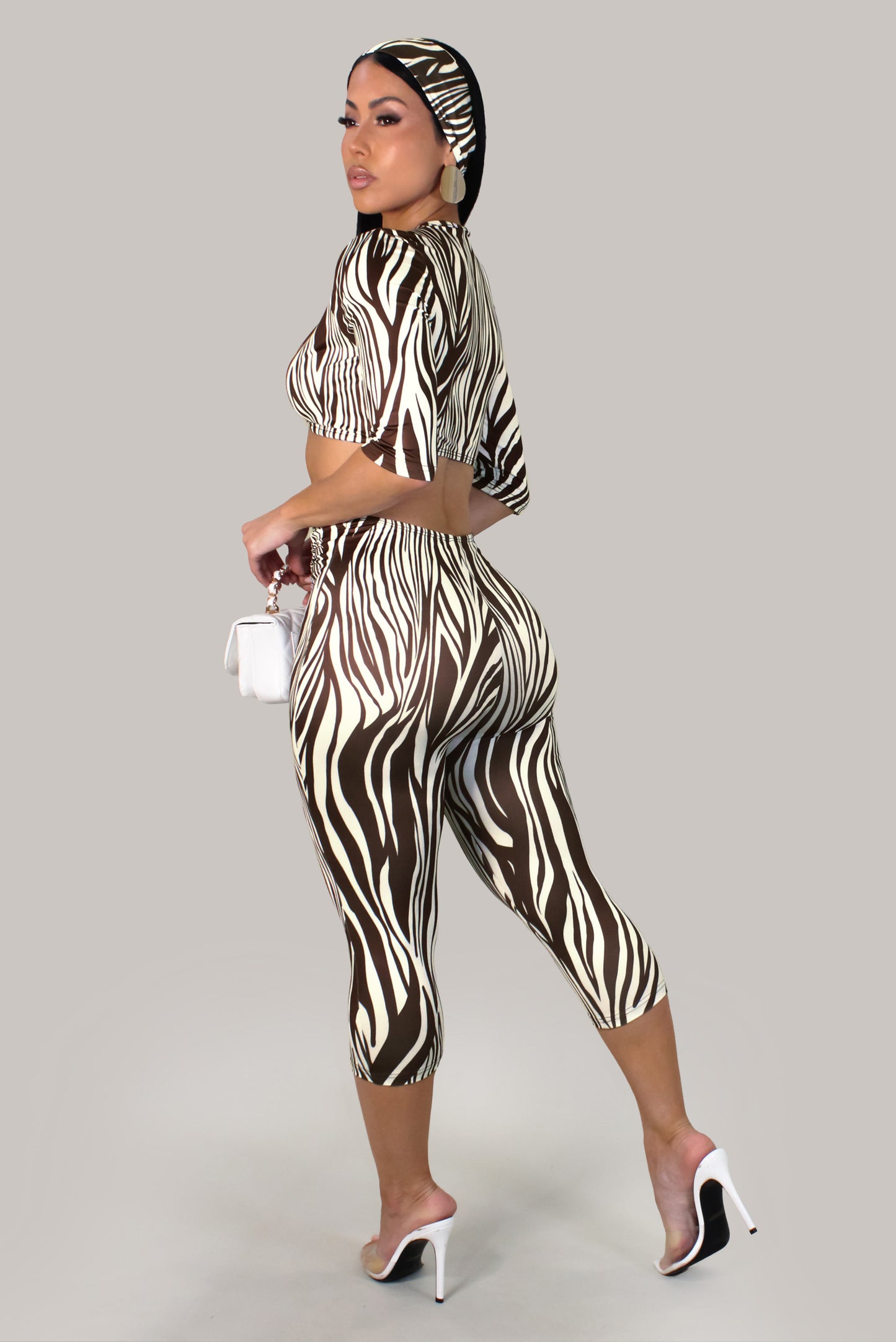 Special Invite Pant Set - Brown