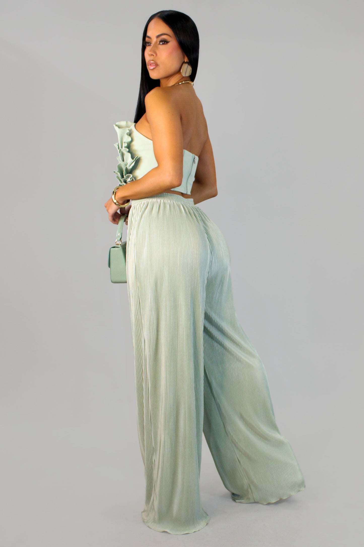 Claud  Pant Set - Mint