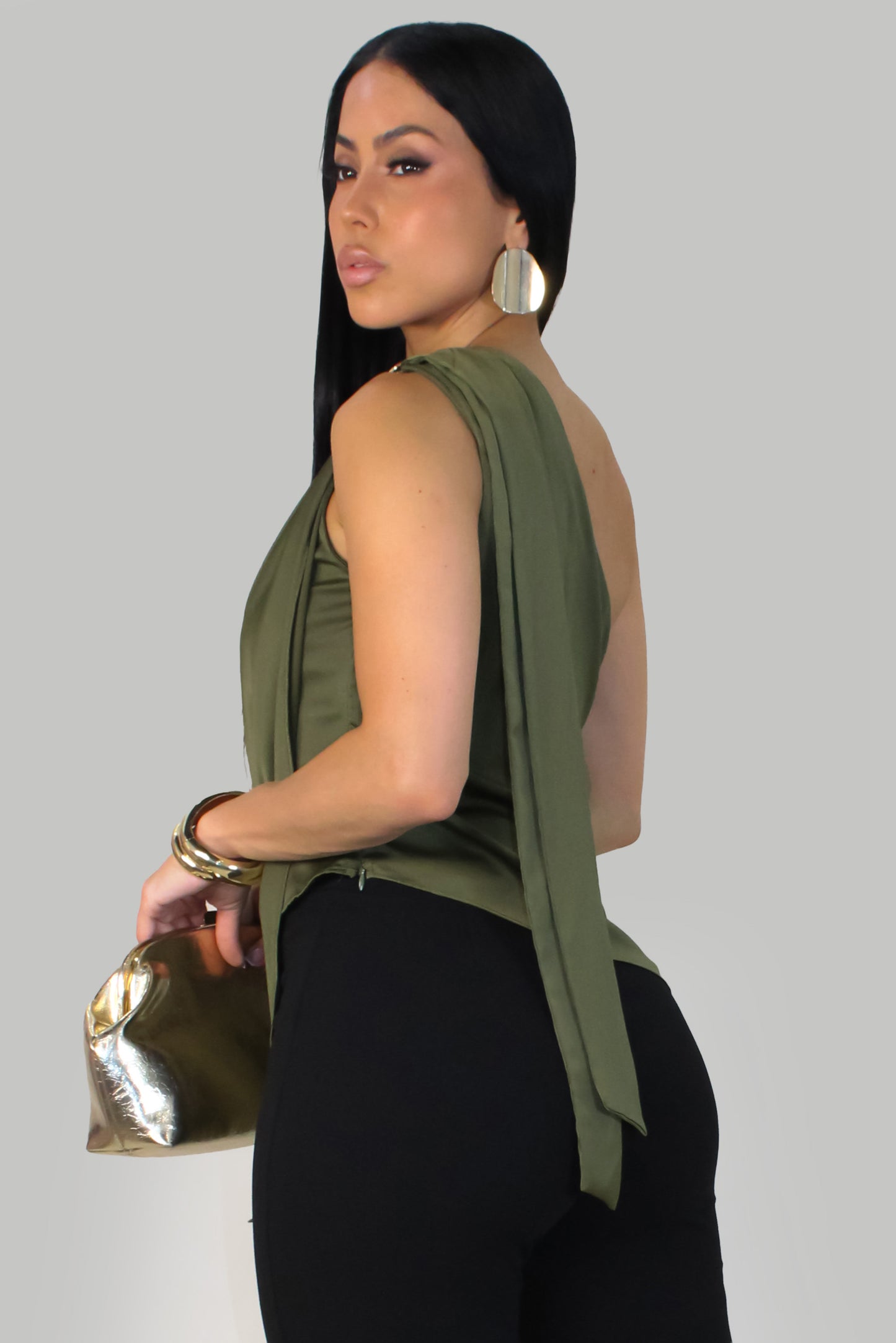 Arianna's Top - Olive