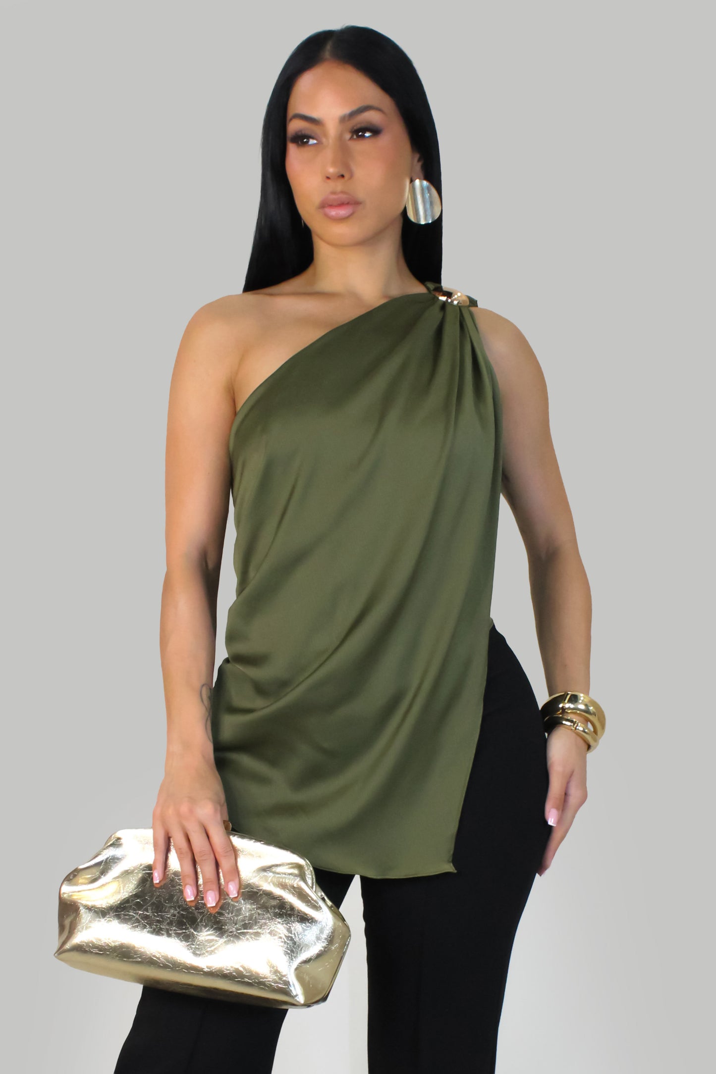 Arianna's Top - Olive