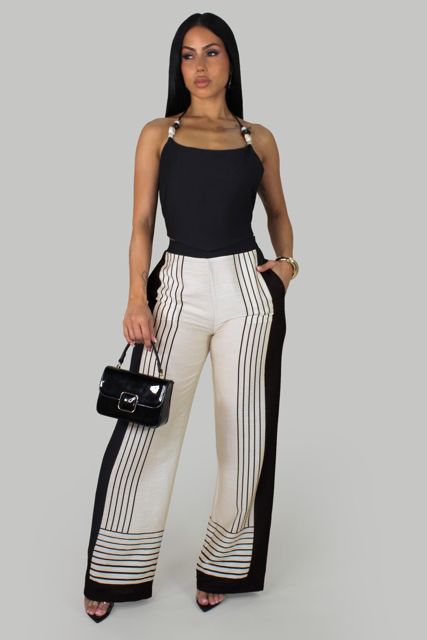 Kenia's Pant Set - Black