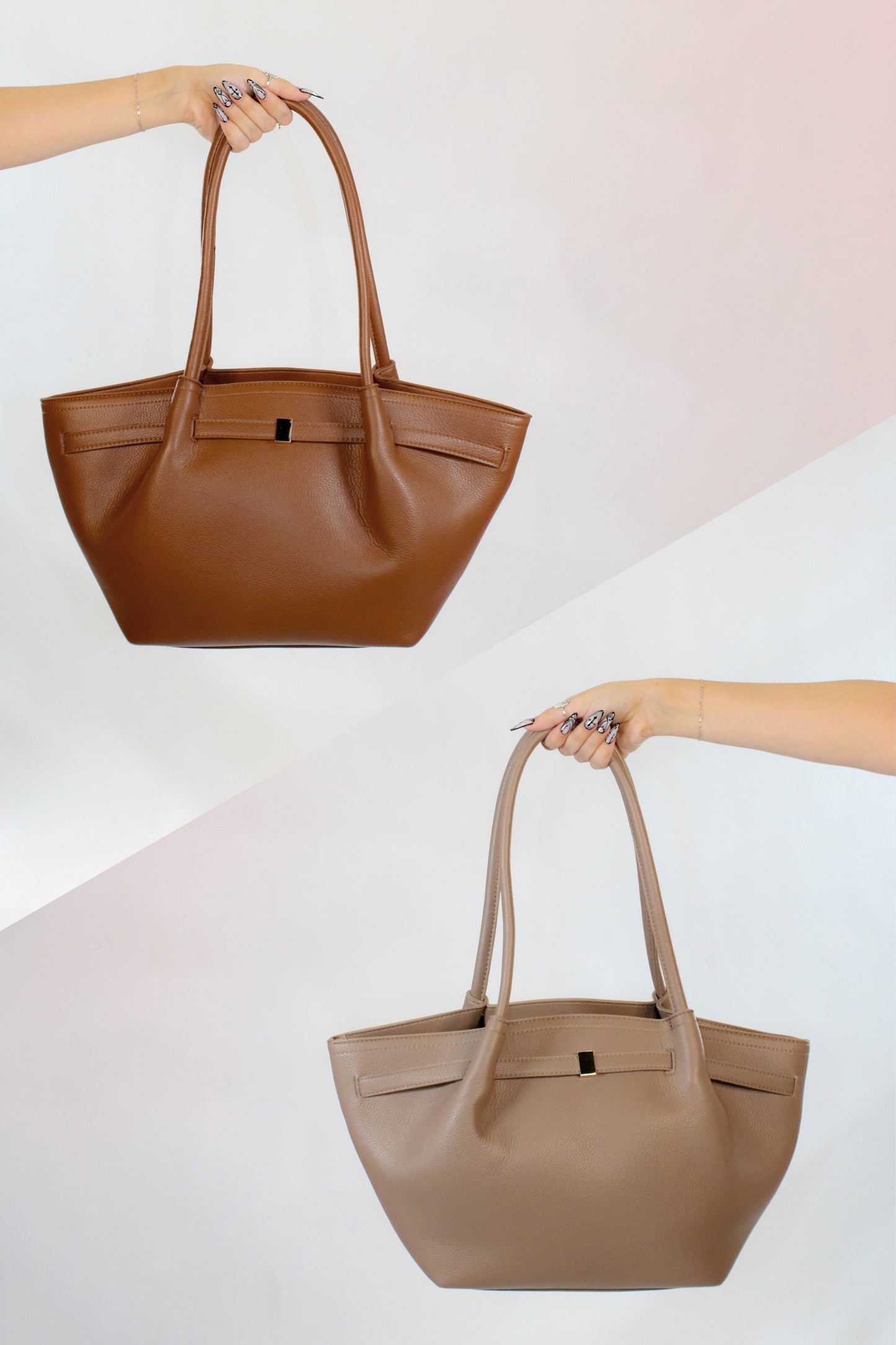 All Over It Purse - Brown - Taupe