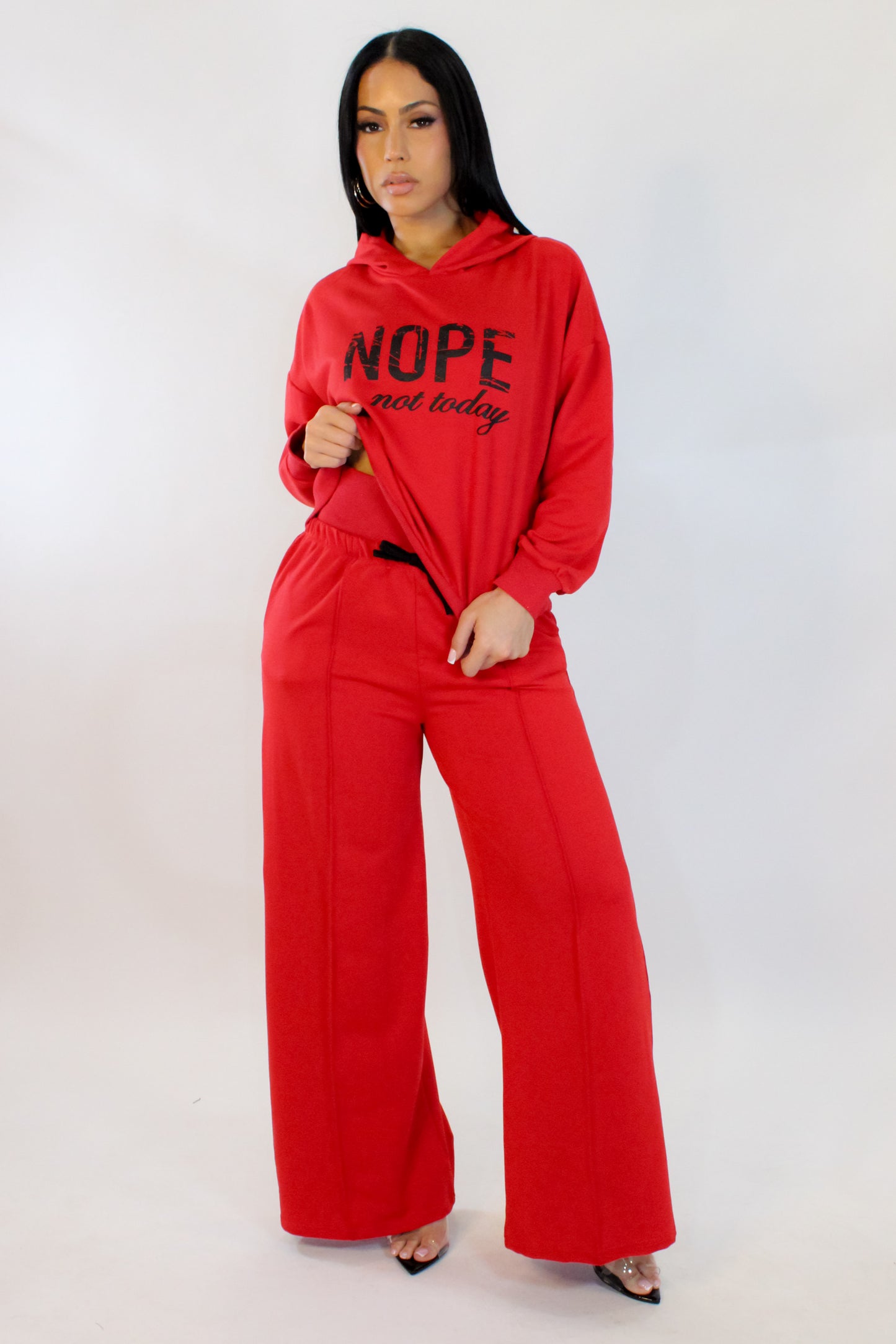 Have Me Pant Set - Red