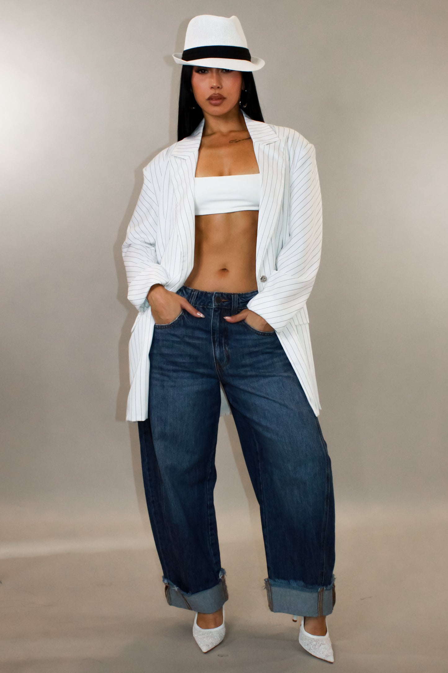 Sweet Seduction Blazer - White