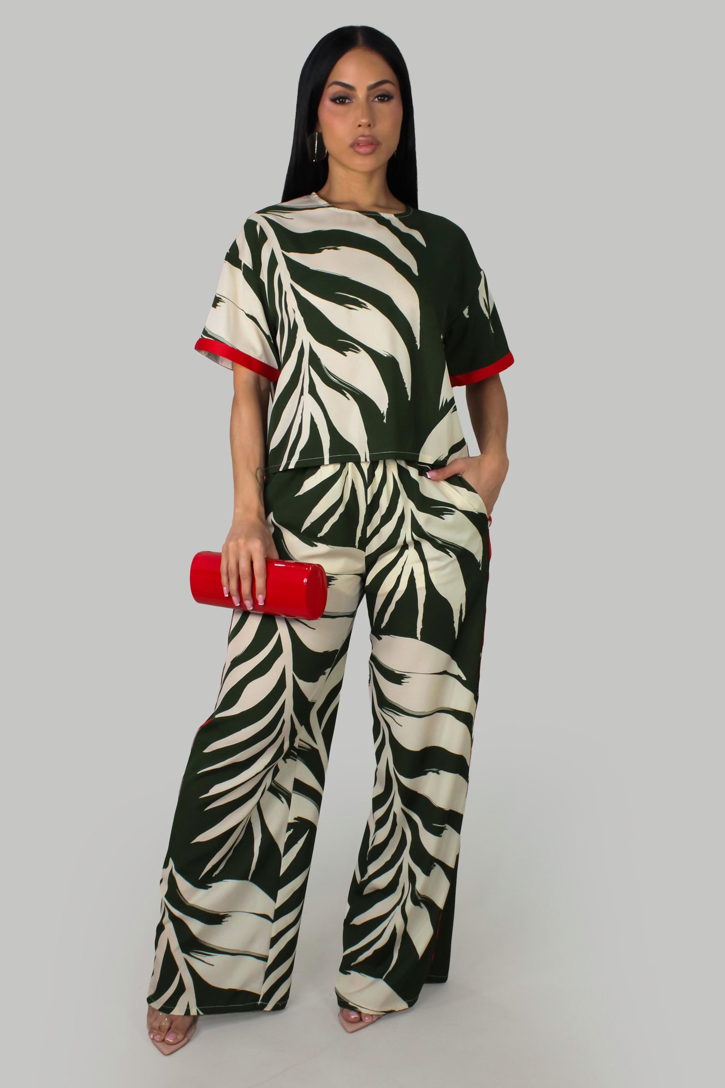 Esmeralda's Pant Set - Green
