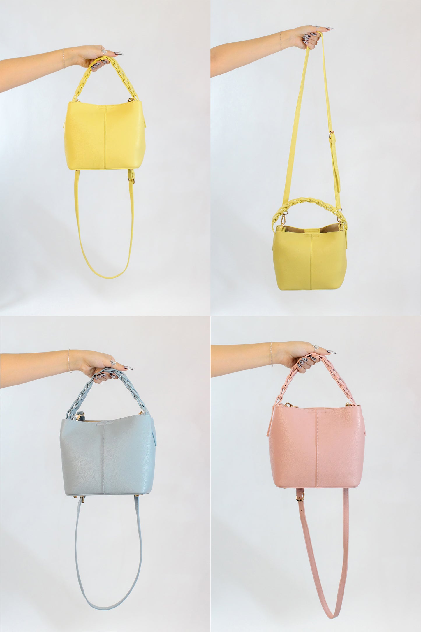 Can't Handle It Purse - Blue - Yellow - Pink